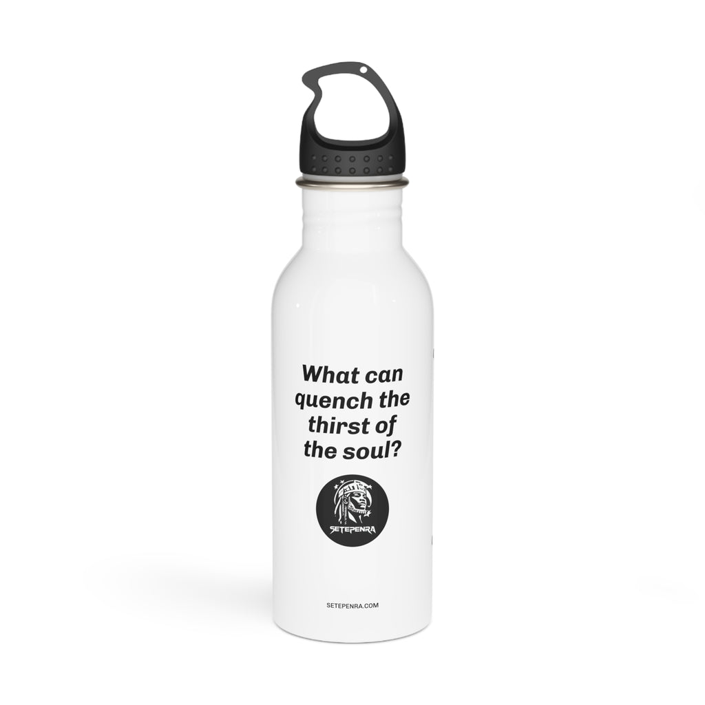 SETEPENRA Thirst Of The Soul Stainless Steel Water Bottle (White) SETEPENRA Mug.