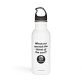 SETEPENRA Thirst Of The Soul Stainless Steel Water Bottle (White) SETEPENRA Mug.