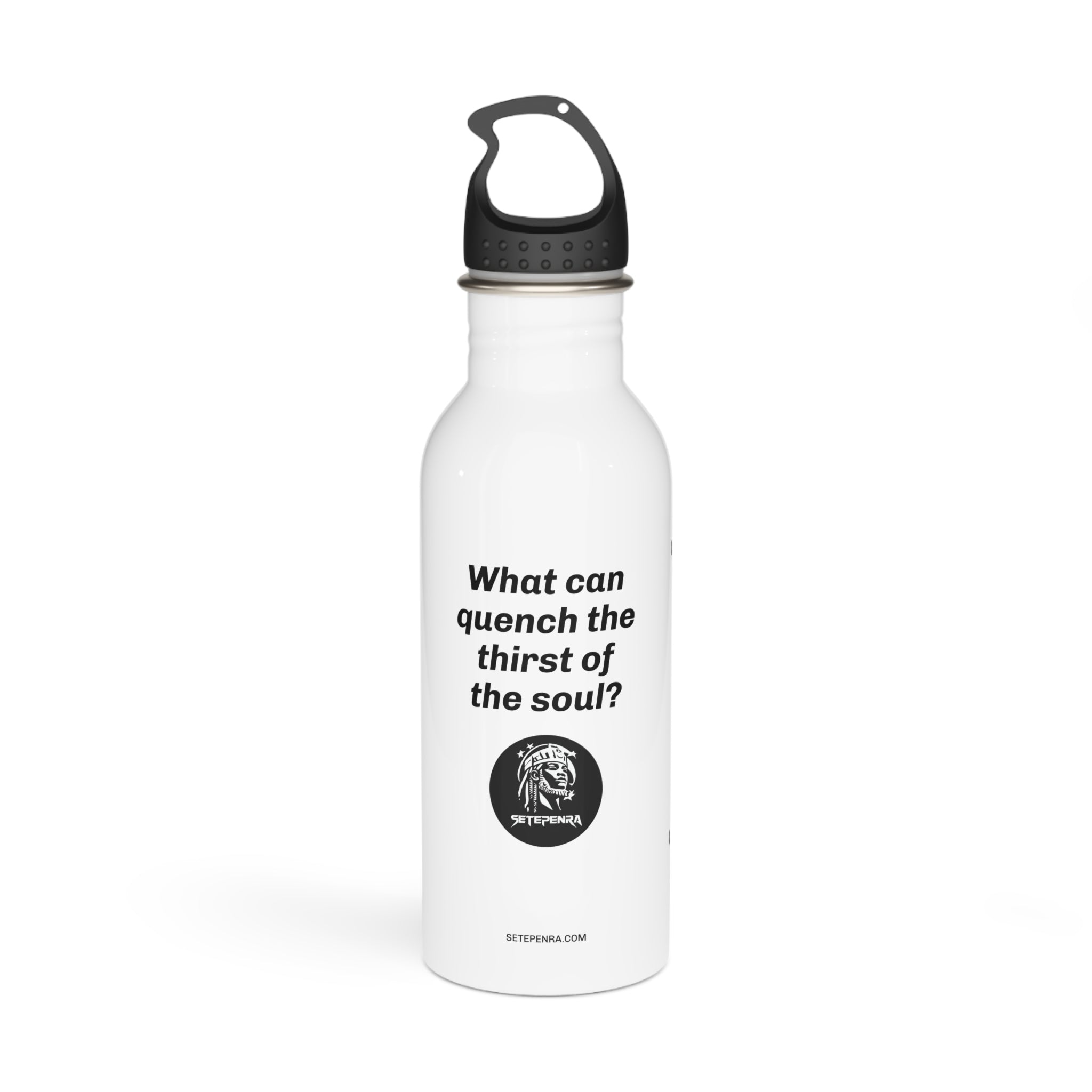SETEPENRA Thirst Of The Soul Stainless Steel Water Bottle (White) SETEPENRA Mug.