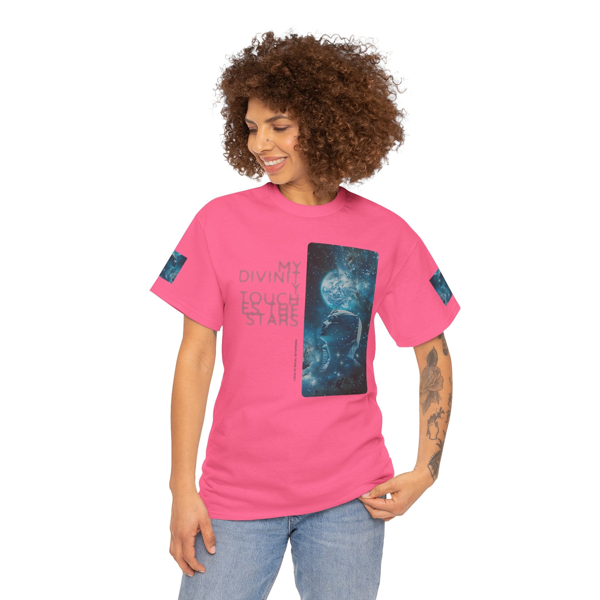 My Divinity Touches The Stars Unisex Heavy Cotton Tee