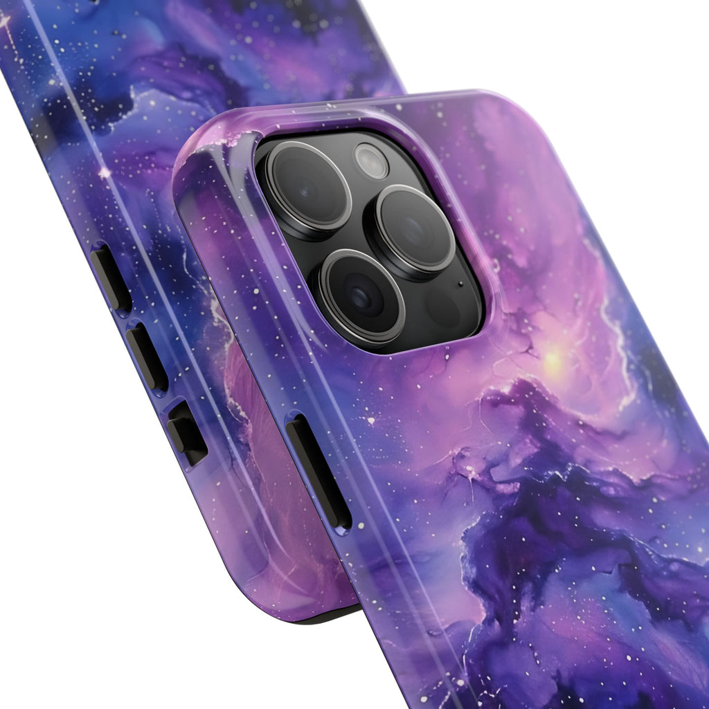 Purple Cosmos Tough Phone Case (For iPhone, Galaxy & More)