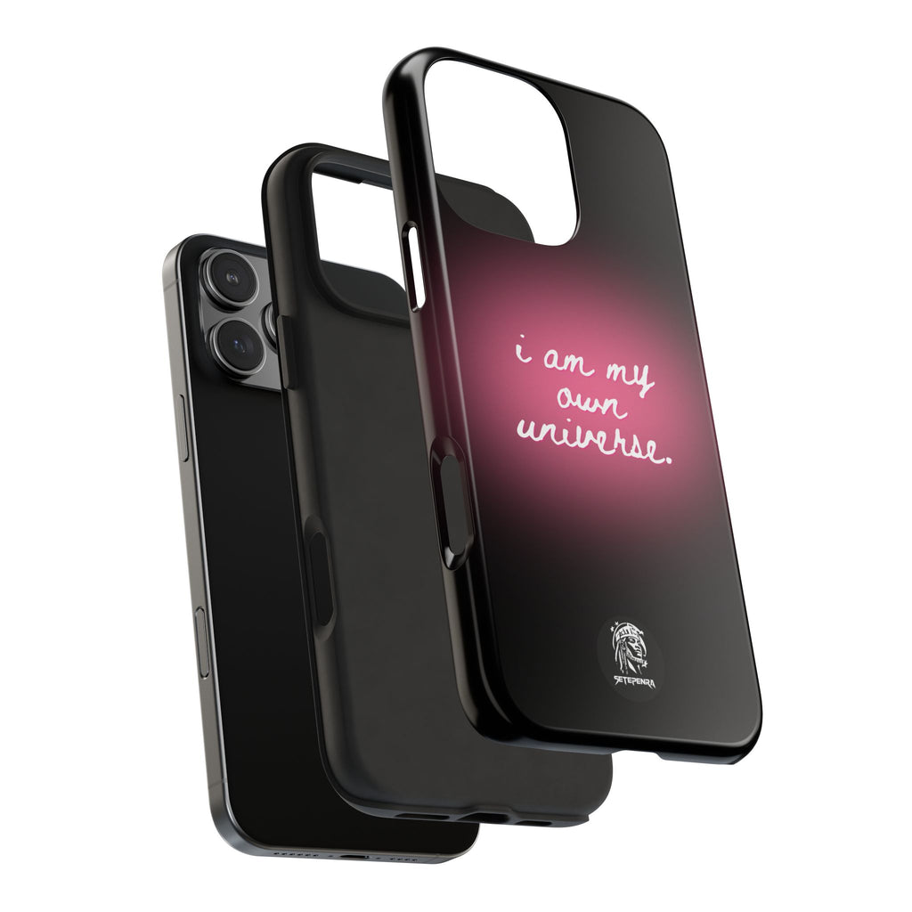 I Am My Own Universe Tough Phone Case (For iPhone, Galaxy & More) - Black
