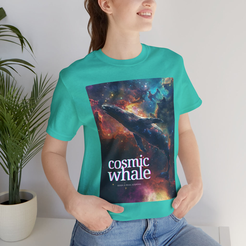 Cosmic Whale Unisex Jersey Short Sleeve Tee