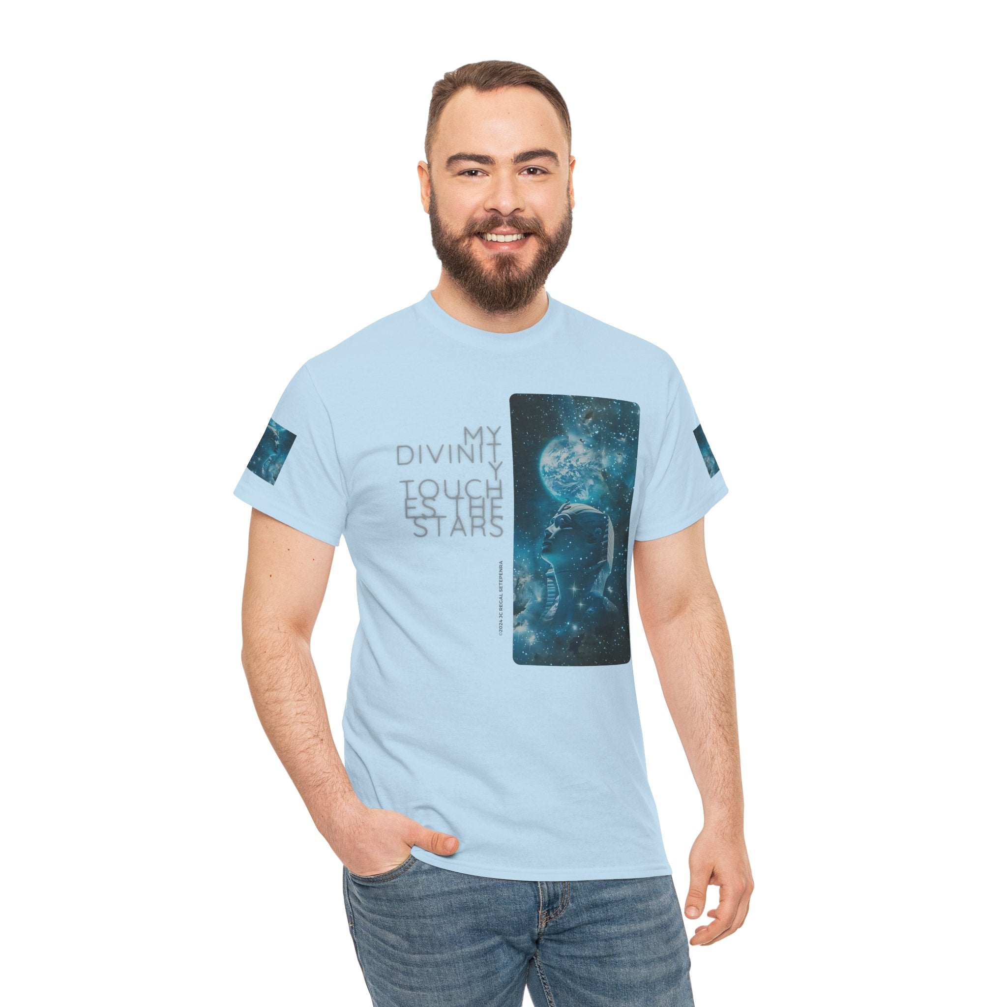My Divinity Touches The Stars Unisex Heavy Cotton Tee