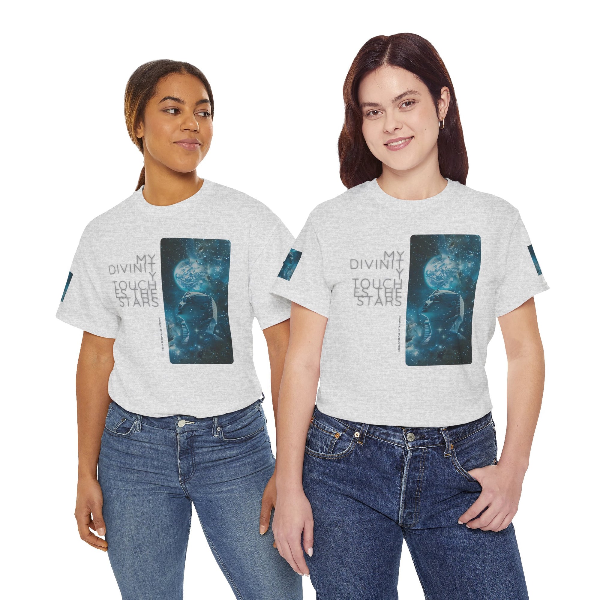 My Divinity Touches The Stars Unisex Heavy Cotton Tee