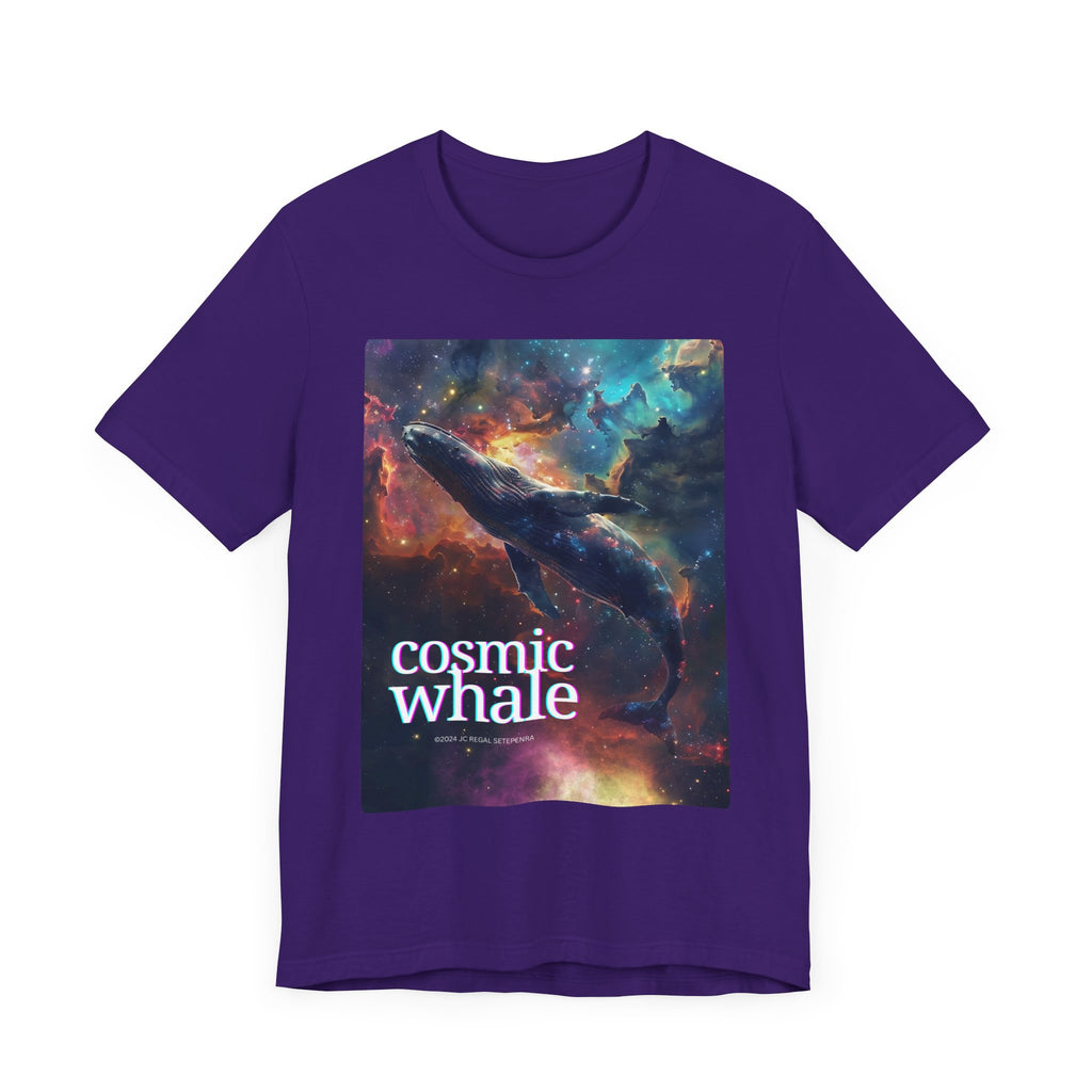 Cosmic Whale Unisex Jersey Short Sleeve Tee SETEPENRA T-Shirt.