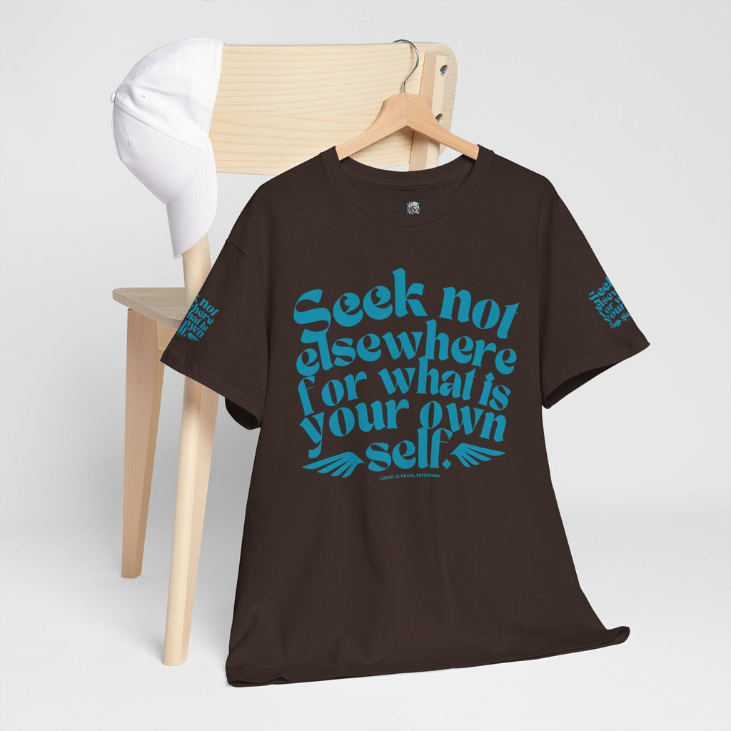 Seek Not Elsewhere (Aqua Edition) Unisex Heavy Cotton Tee