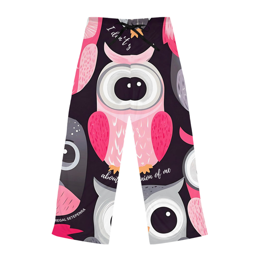 Don't Give A Hoot Women's Pajama Pants SETEPENRA All Over Prints.