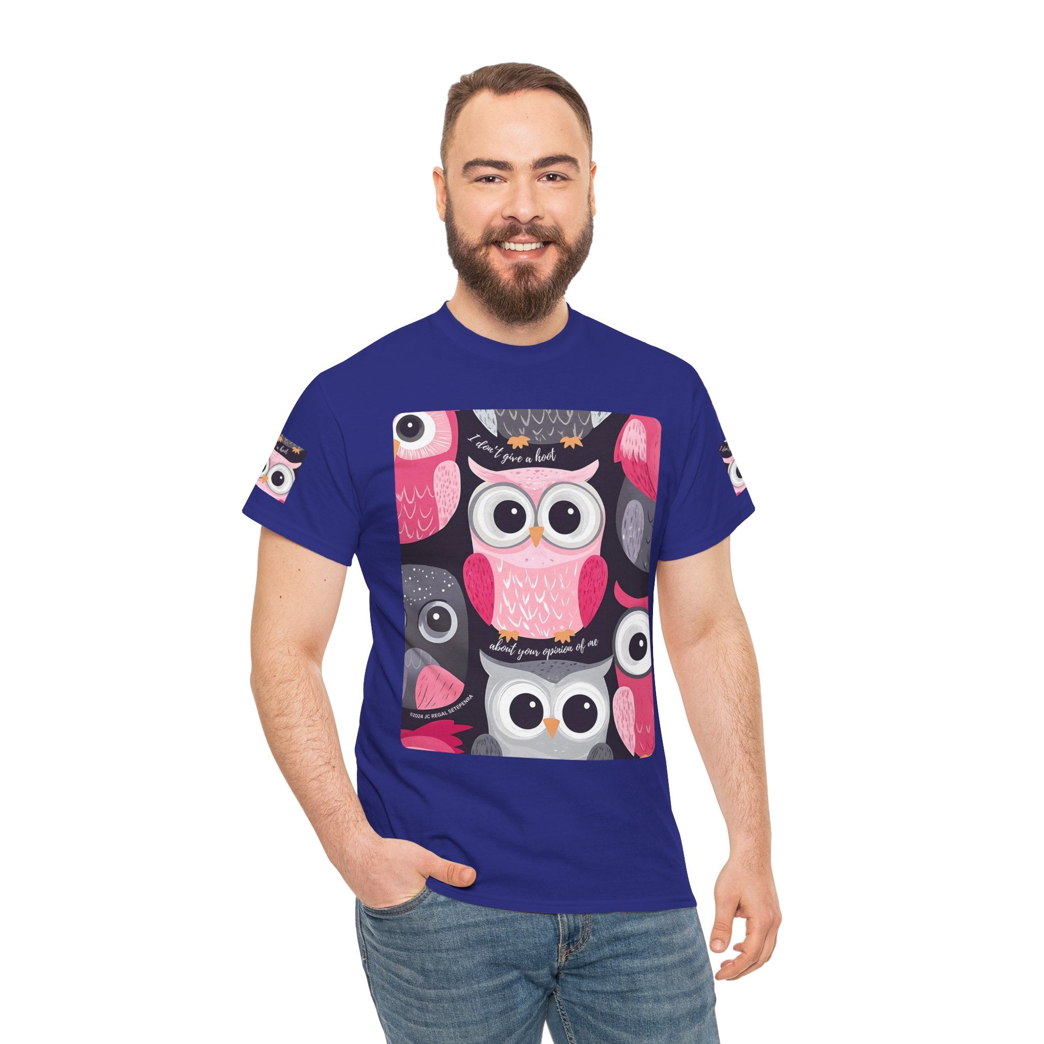 Don't Give A Hoot Unisex Heavy Cotton Tee