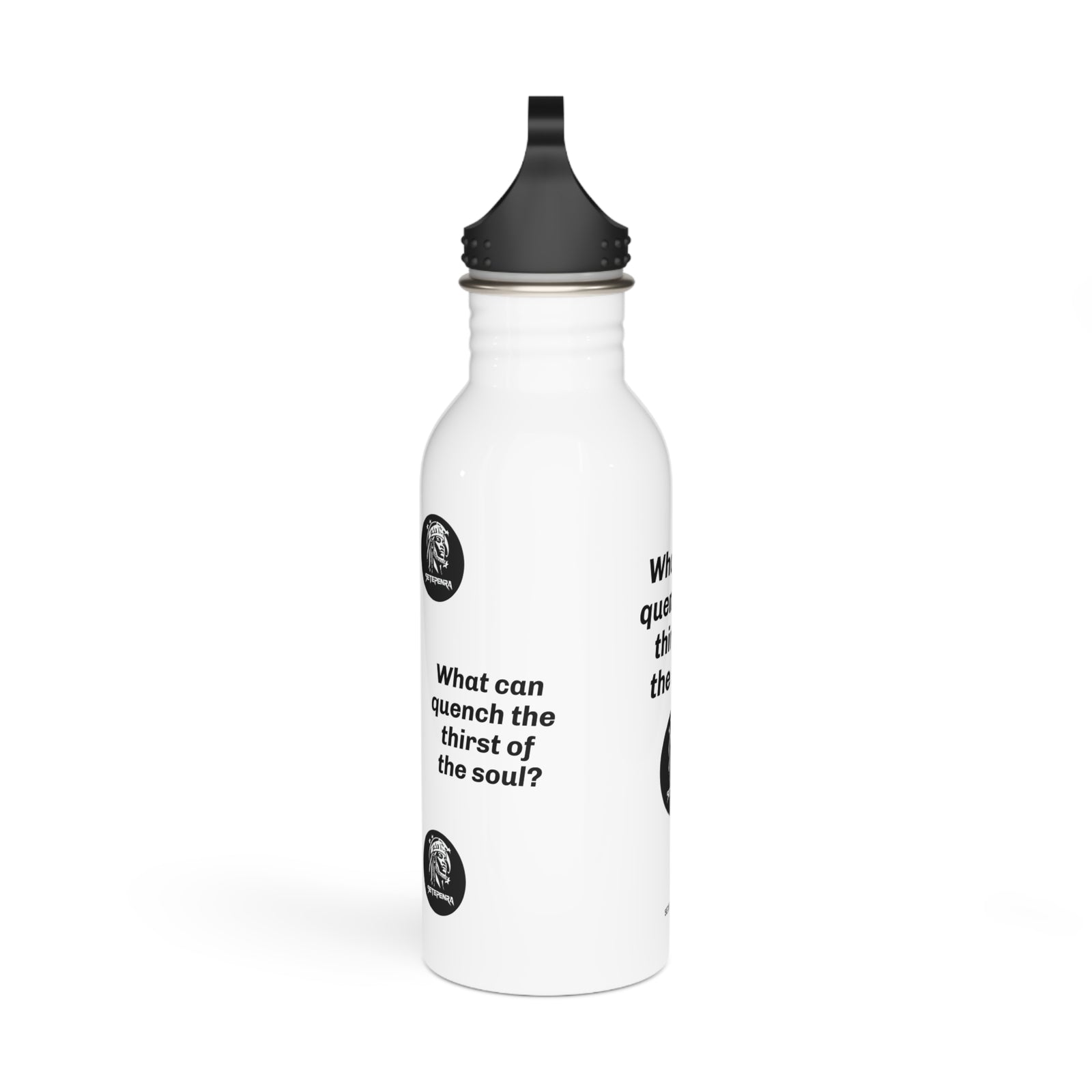 SETEPENRA Thirst Of The Soul Stainless Steel Water Bottle (White) SETEPENRA Mug.