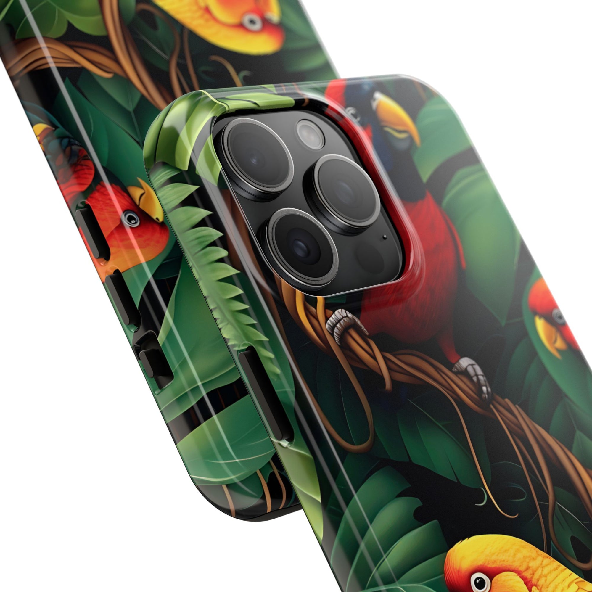 Tri-Parrot Tough Phone Case (For iPhone, Galaxy &amp; More)