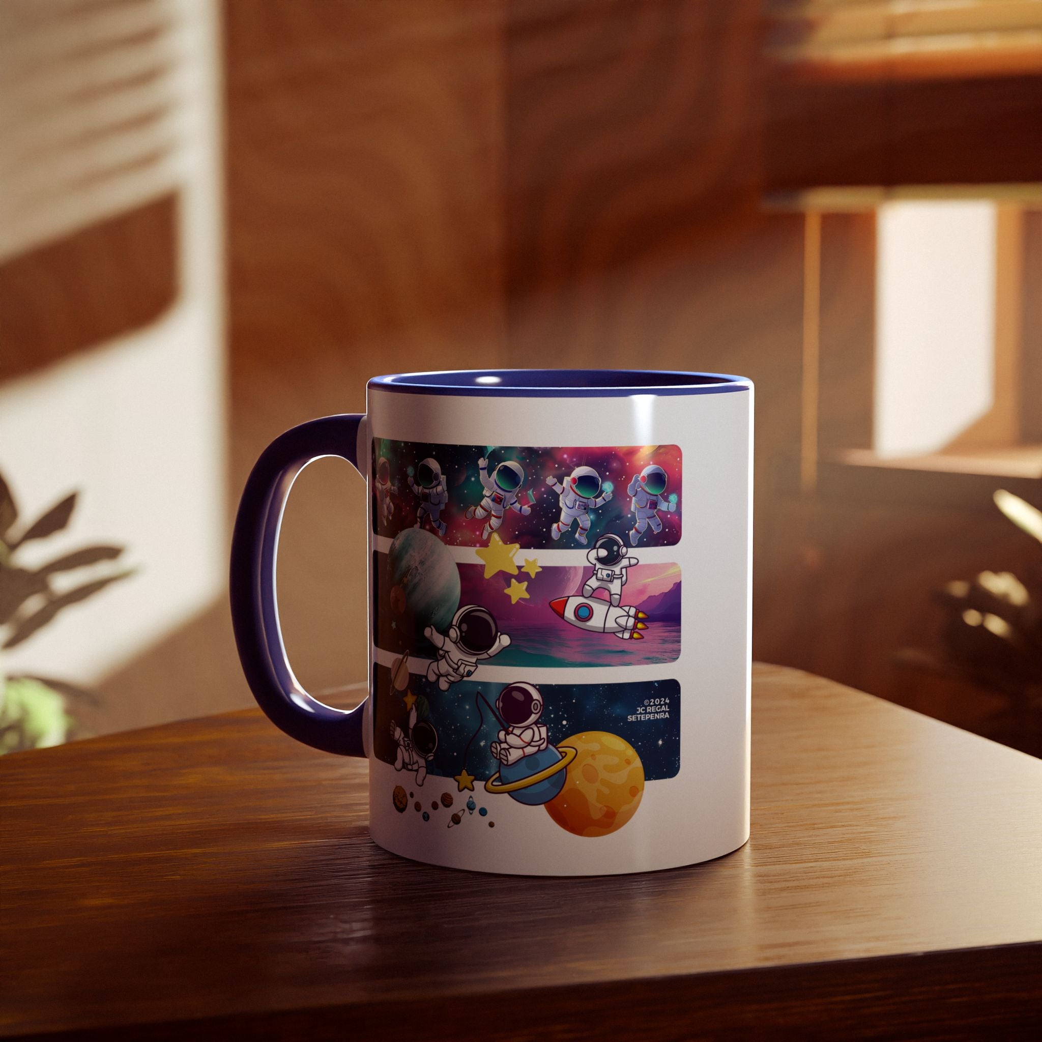 Astro Cosmo (V2.0) Accent Mug, 11oz (Various Colors)
