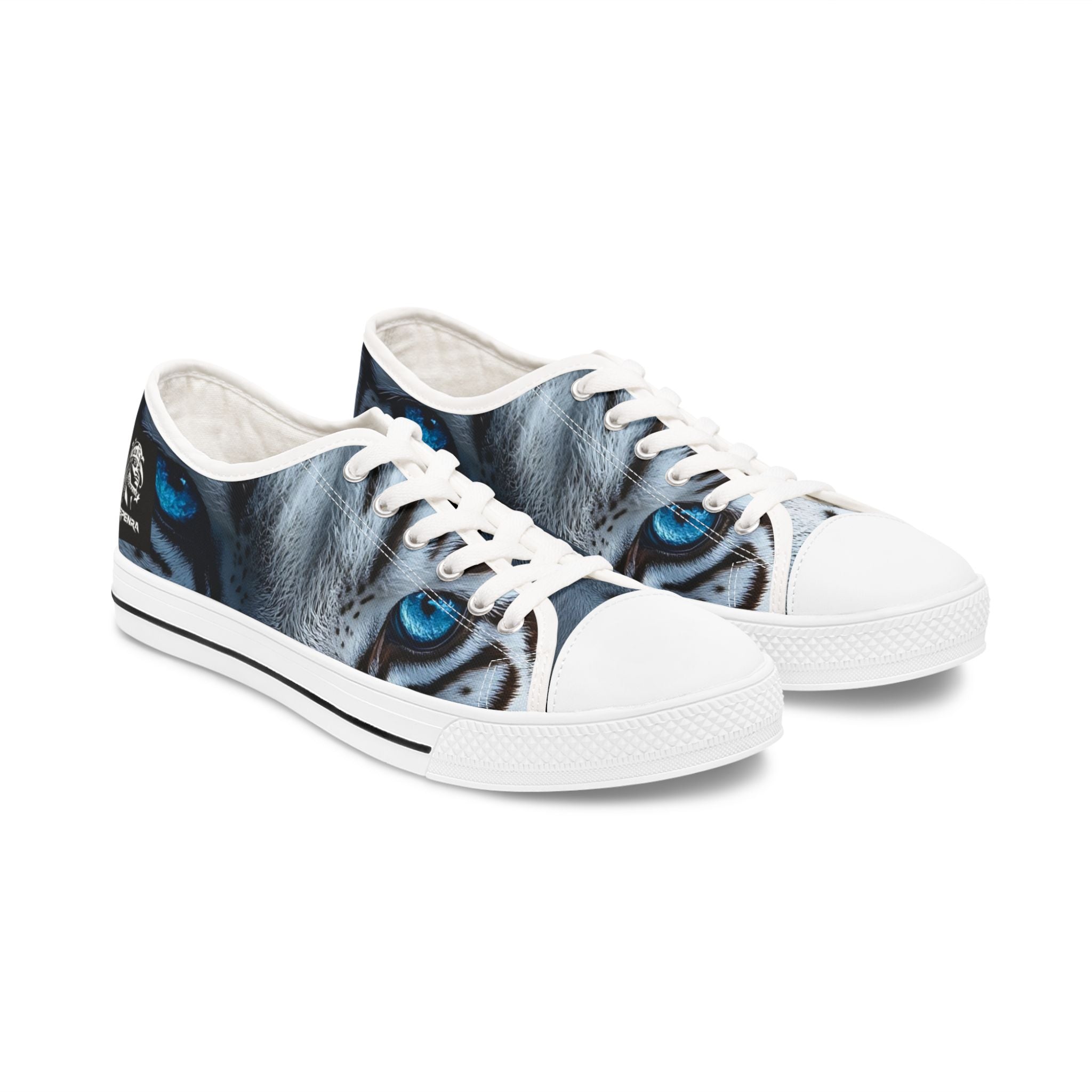 Primal Power Women's Low Top Sneakers - White Tiger (1st Edition) SETEPENRA Shoes.