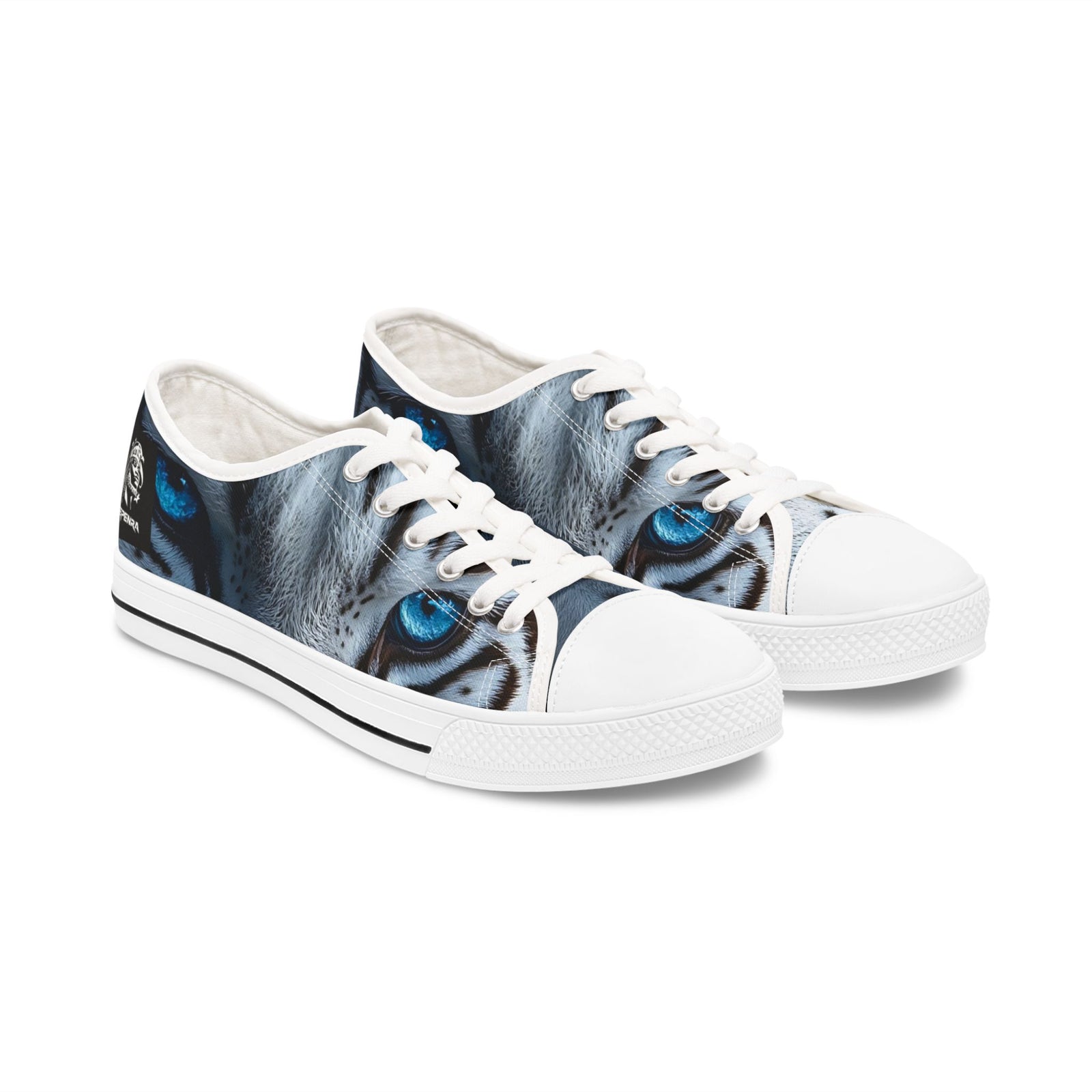 Primal Power Women's Low Top Sneakers - White Tiger (1st Edition) SETEPENRA Shoes.