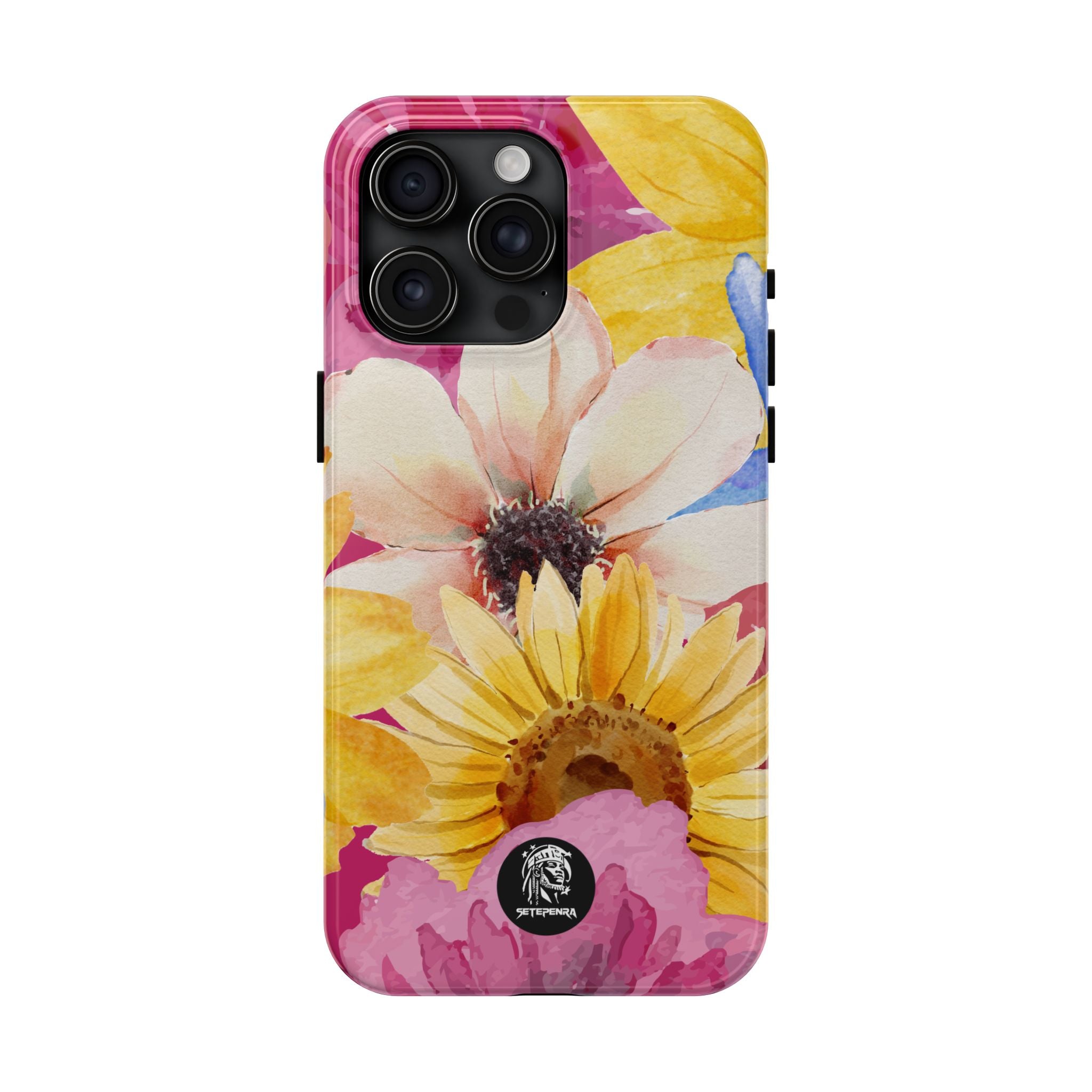 Watercolor Flowers Tough Phone Case (For iPhone, Galaxy & More)