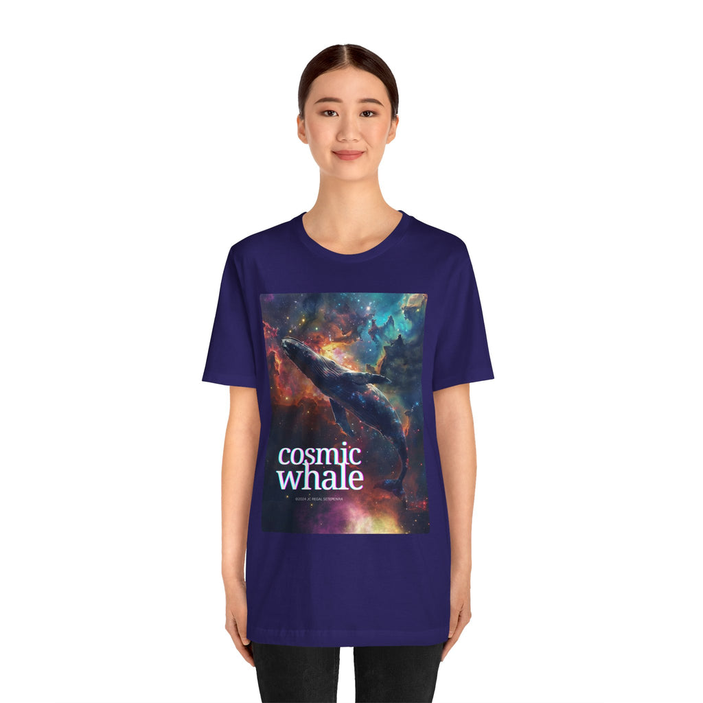 Cosmic Whale Unisex Jersey Short Sleeve Tee