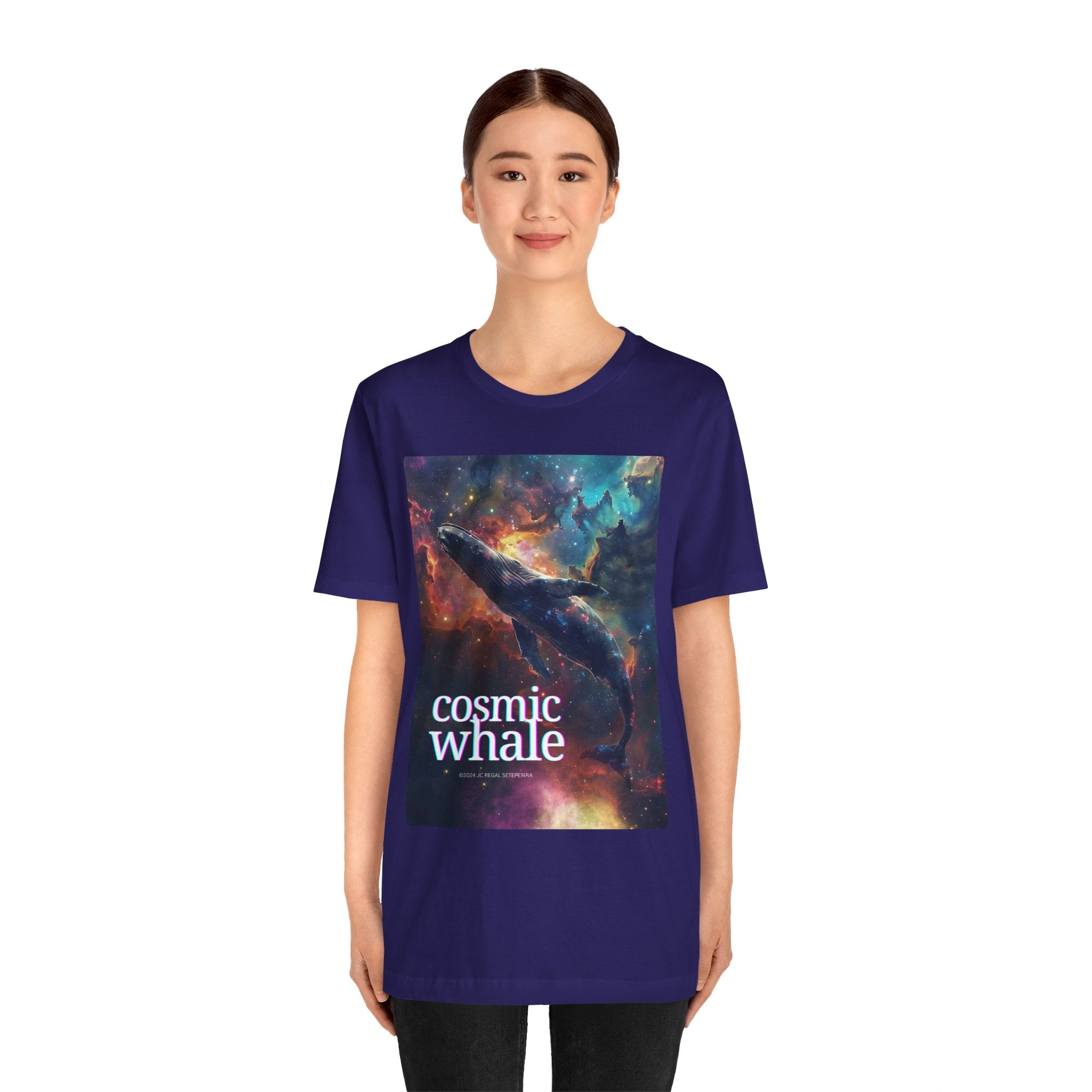 Cosmic Whale Unisex Jersey Short Sleeve Tee