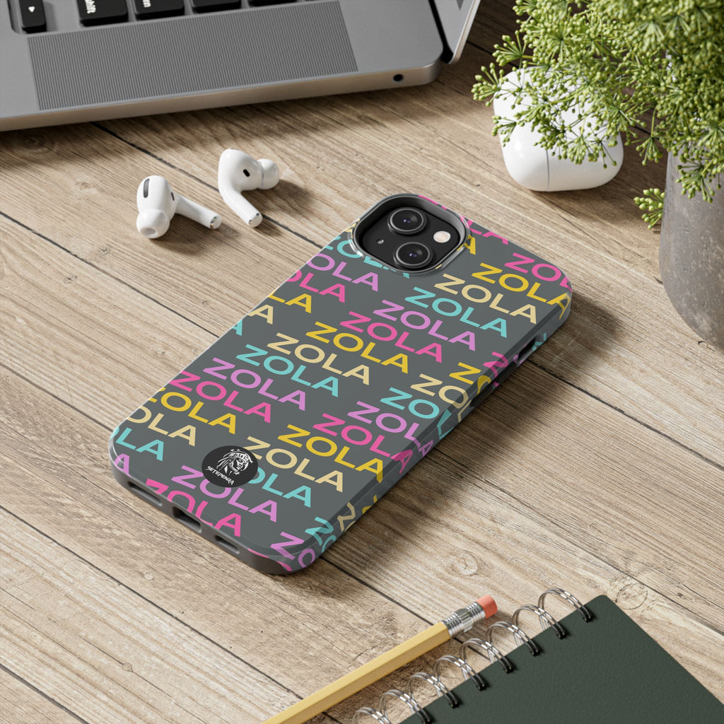 Zola Tough Phone Case (For iPhone, Galaxy & More) - Dark Grey