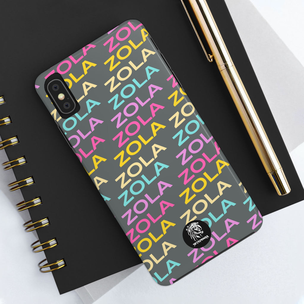 Zola Tough Phone Case (For iPhone, Galaxy & More) - Dark Grey