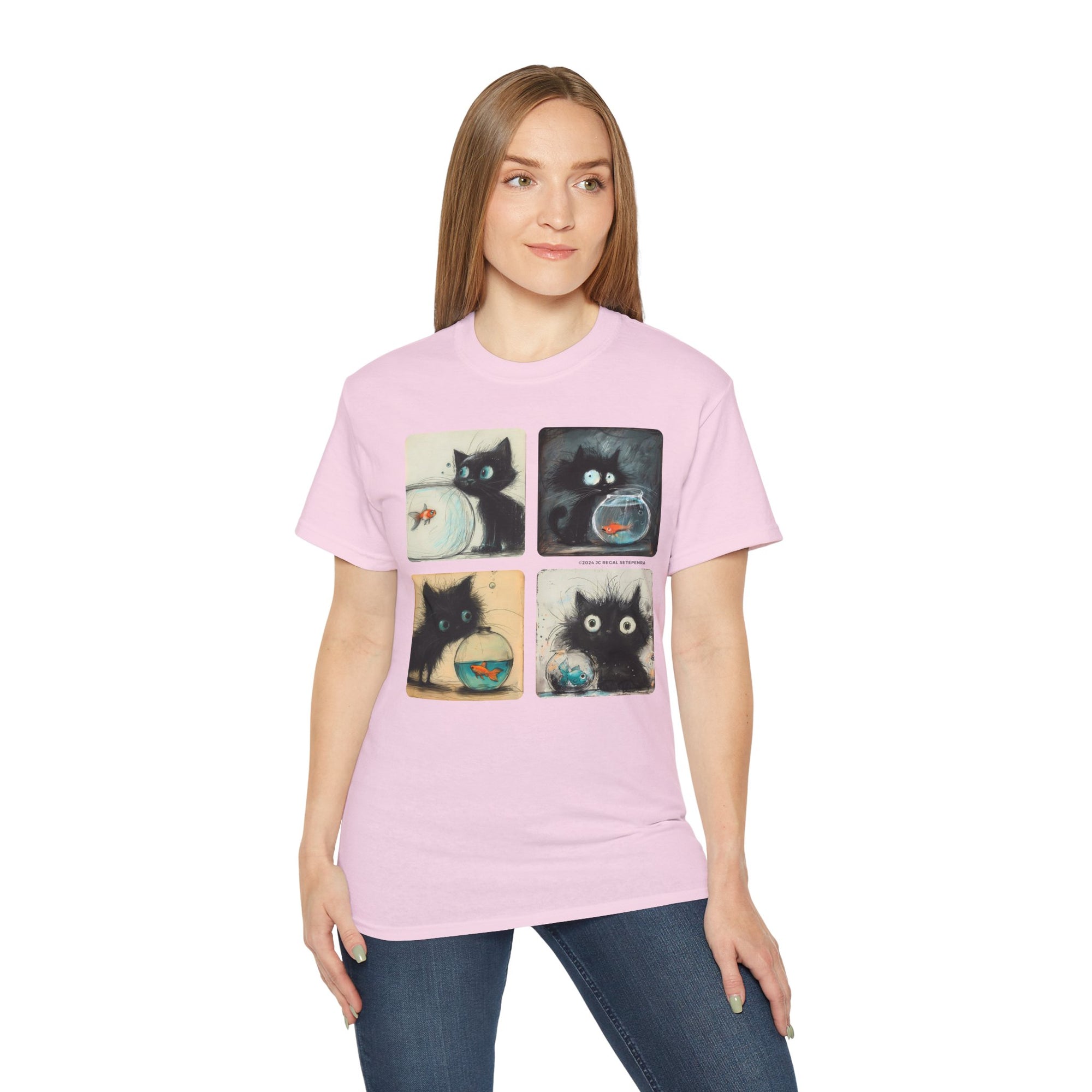 Fishy Kitty Unisex Ultra Cotton Tee