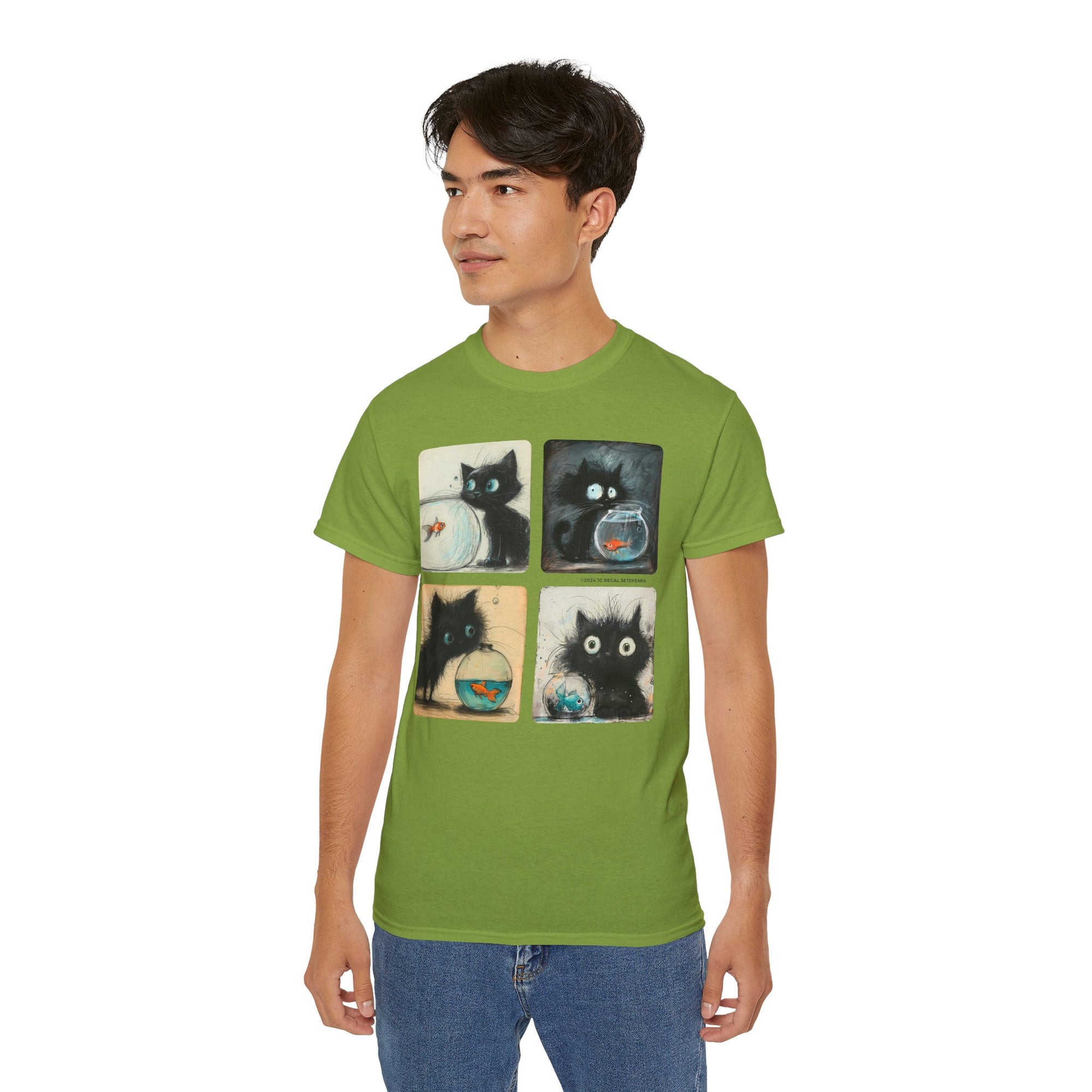 Fishy Kitty Unisex Ultra Cotton Tee