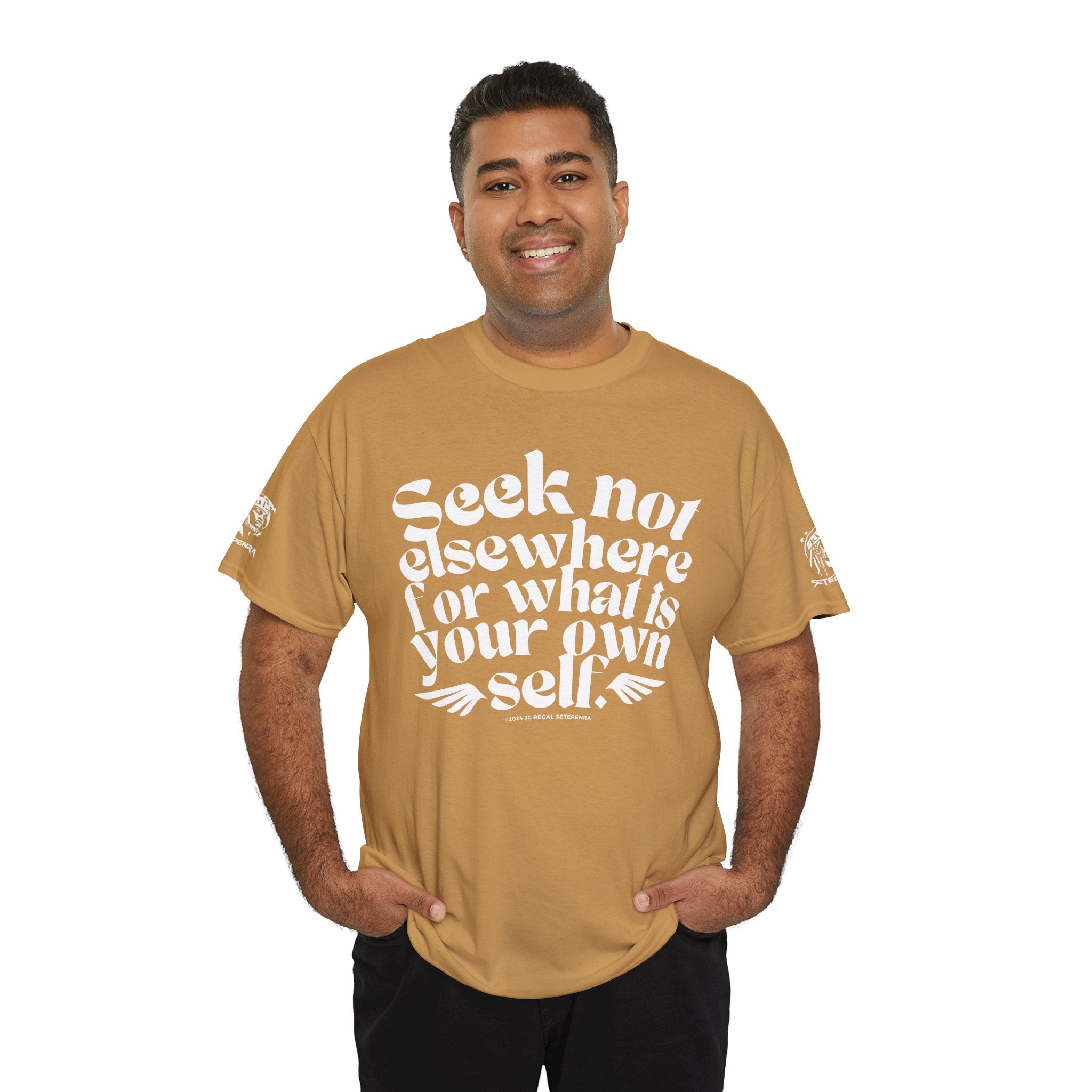 Seek Not Elsewhere Unisex Heavy Cotton Tee