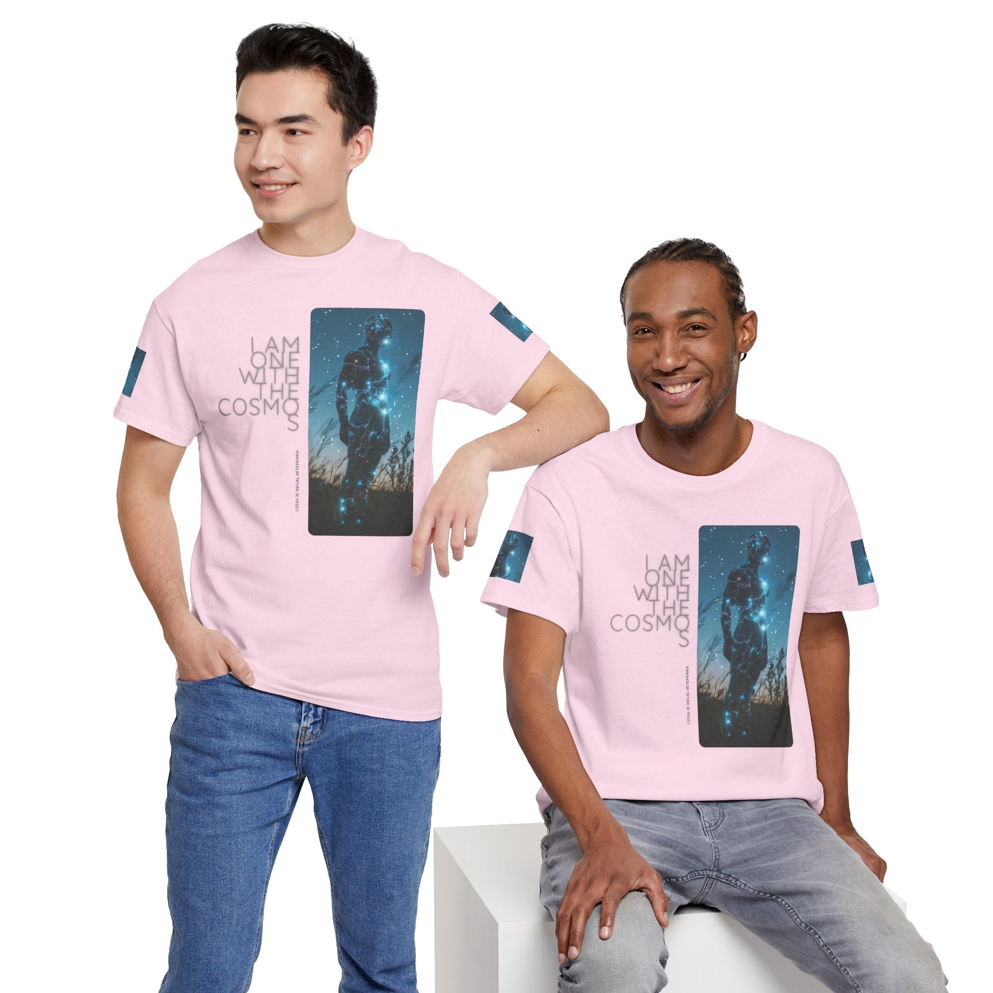 One With The Cosmos Unisex Heavy Cotton Tee