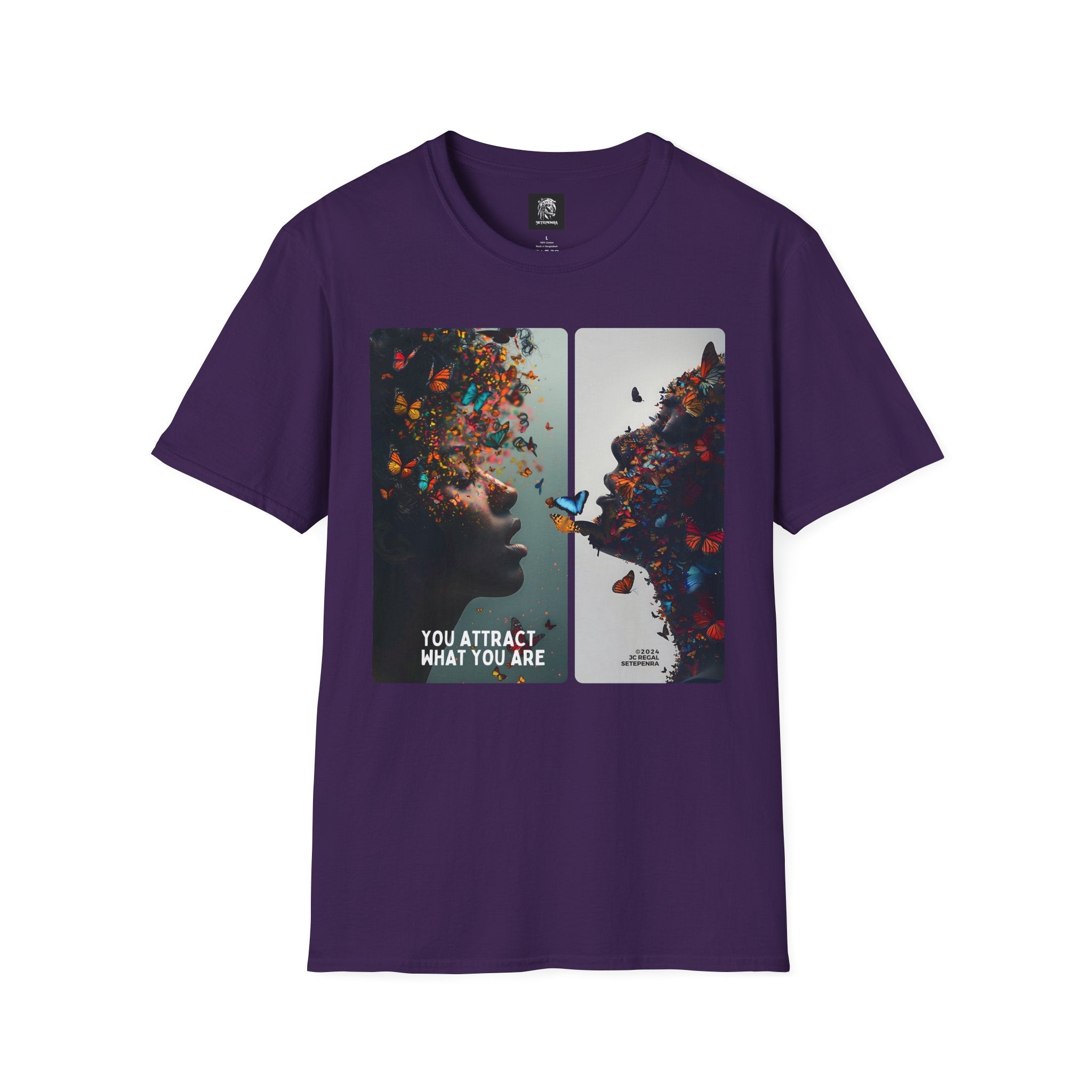 You Attract What You Are (2nd Edition) Unisex Softstyle T-Shirt SETEPENRA T-Shirt.