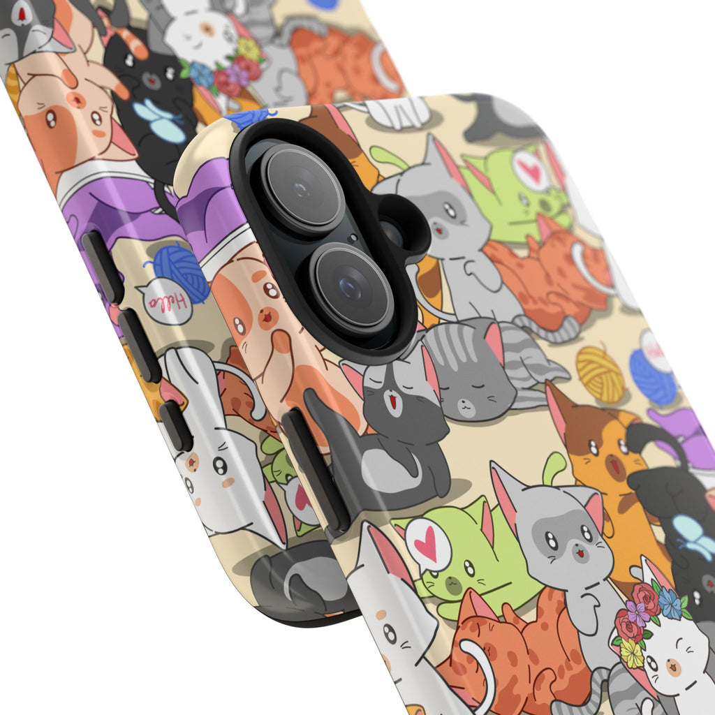 Cats A Lot Tough Phone Case (For iPhone, Galaxy & More)