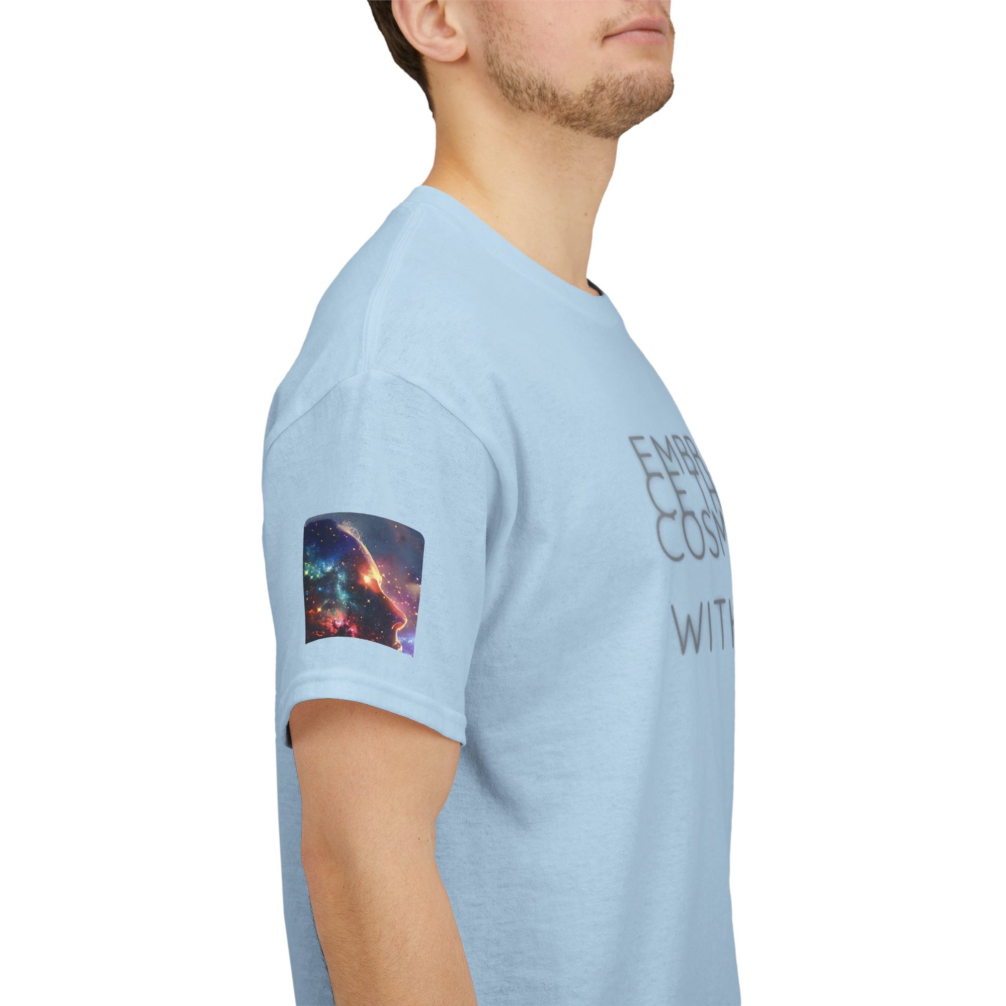 Embrace The Cosmos Within Unisex Heavy Cotton Tee