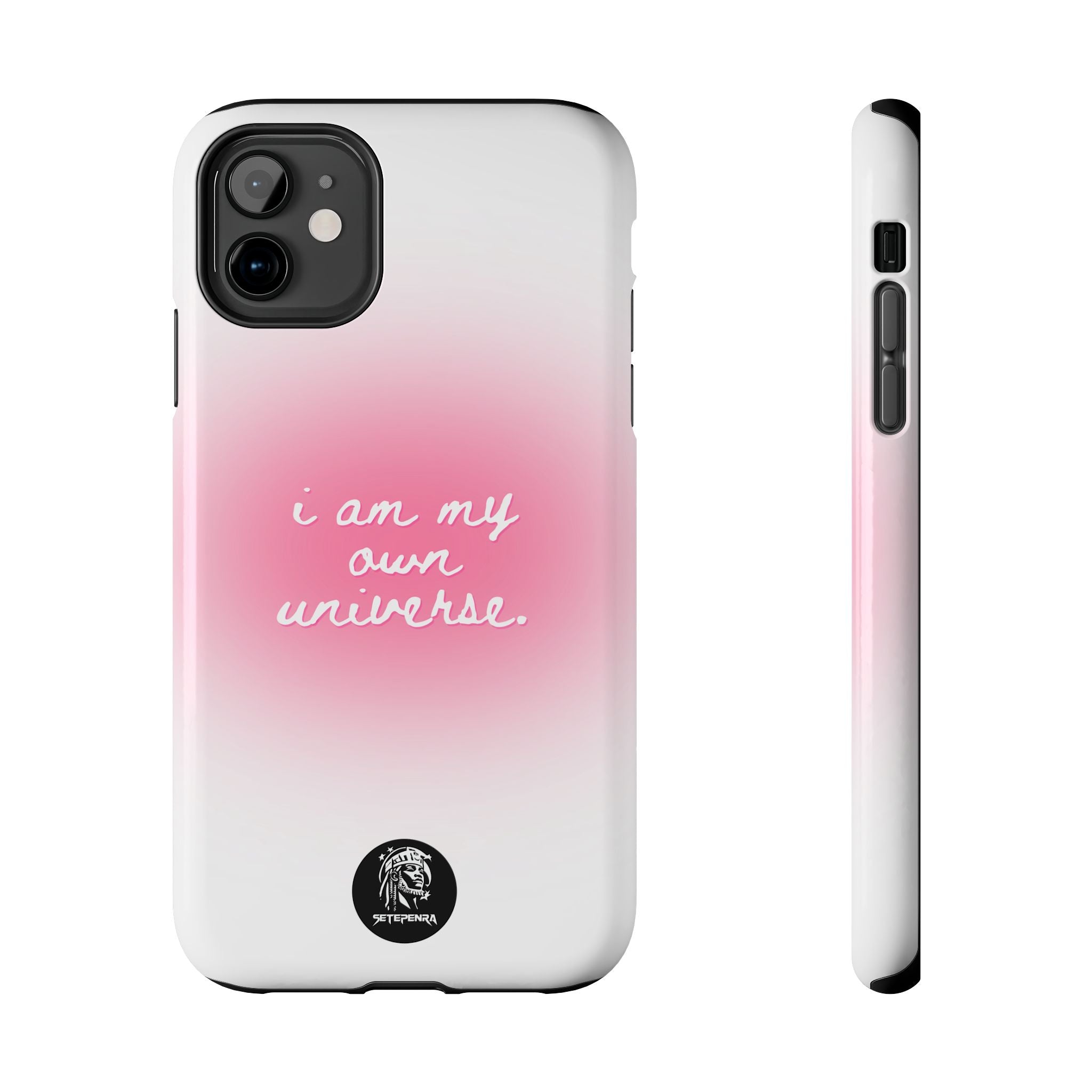 I Am My Own Universe Tough Phone Case (For iPhone, Galaxy & More) - White SETEPENRA Phone Case.