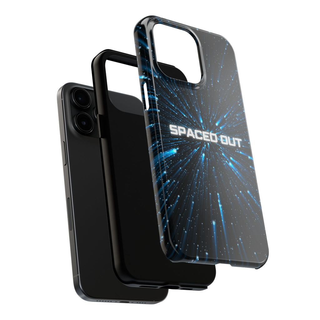 Spaced Out Tough Phone Case — Cosmic Space Warp Protective Cover