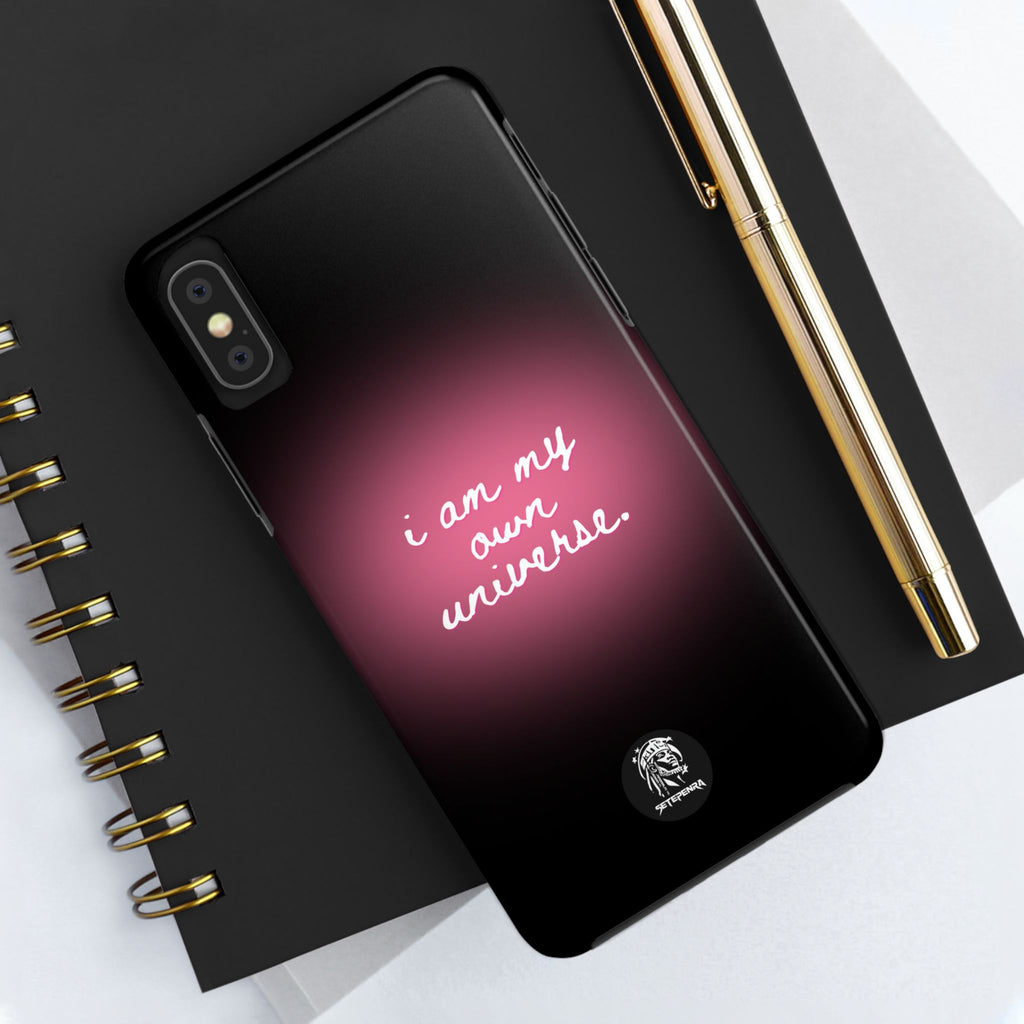 I Am My Own Universe Tough Phone Case (For iPhone, Galaxy & More) - Black
