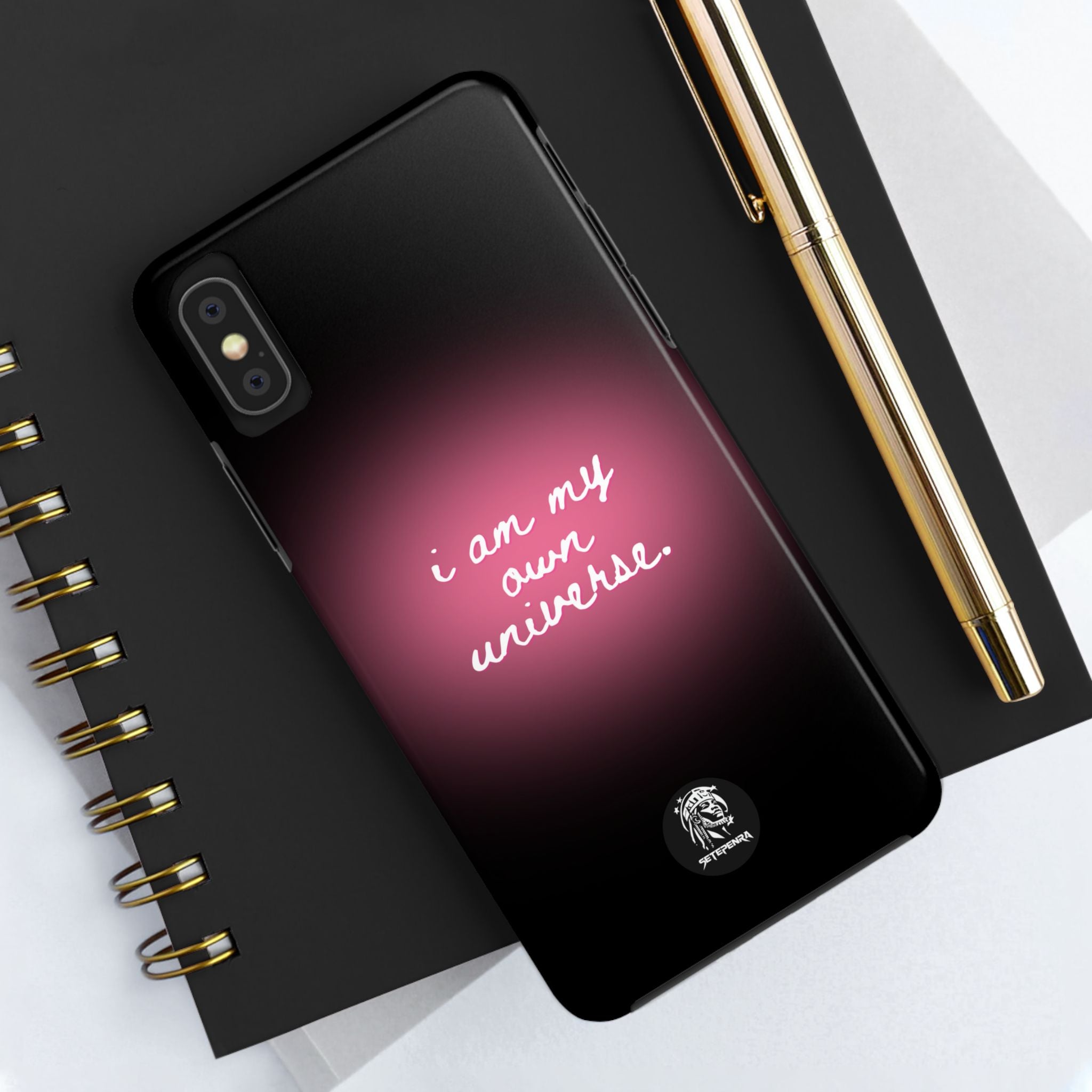 I Am My Own Universe Tough Phone Case (For iPhone, Galaxy & More) - Black