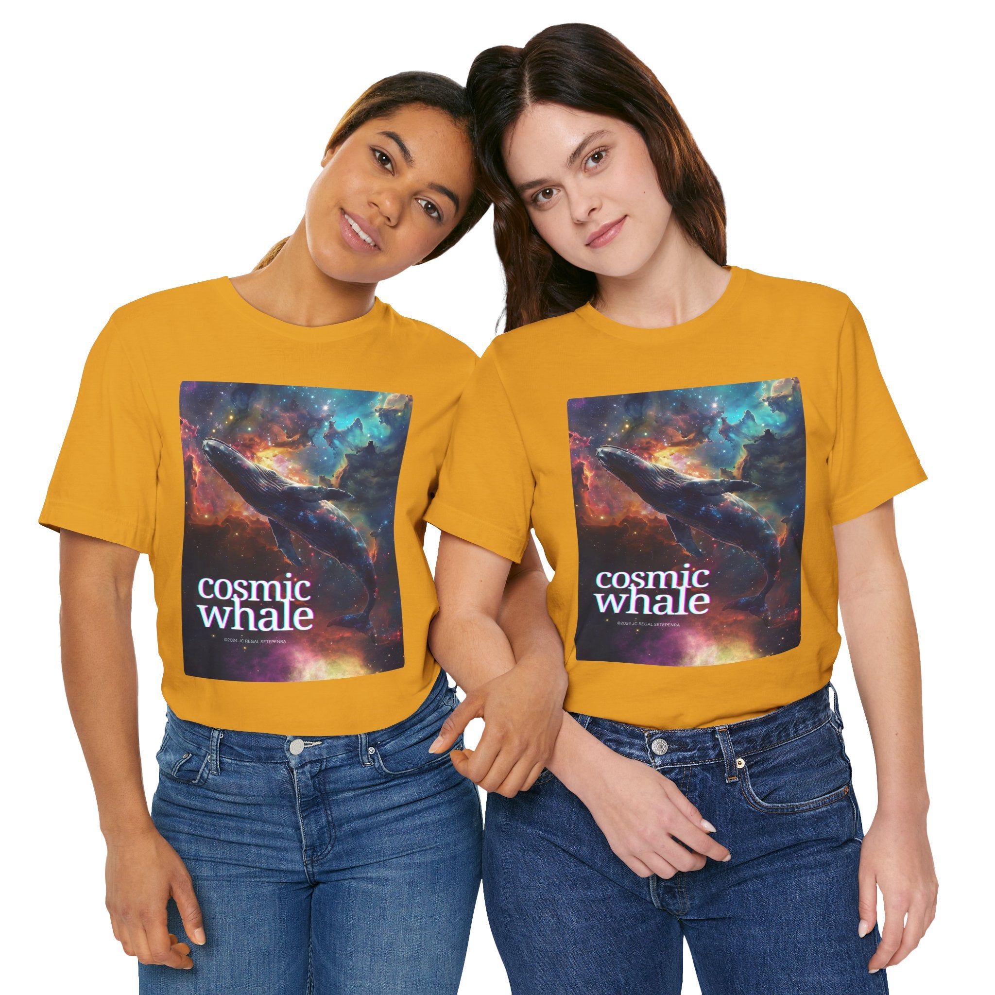 Cosmic Whale Unisex Jersey Short Sleeve Tee