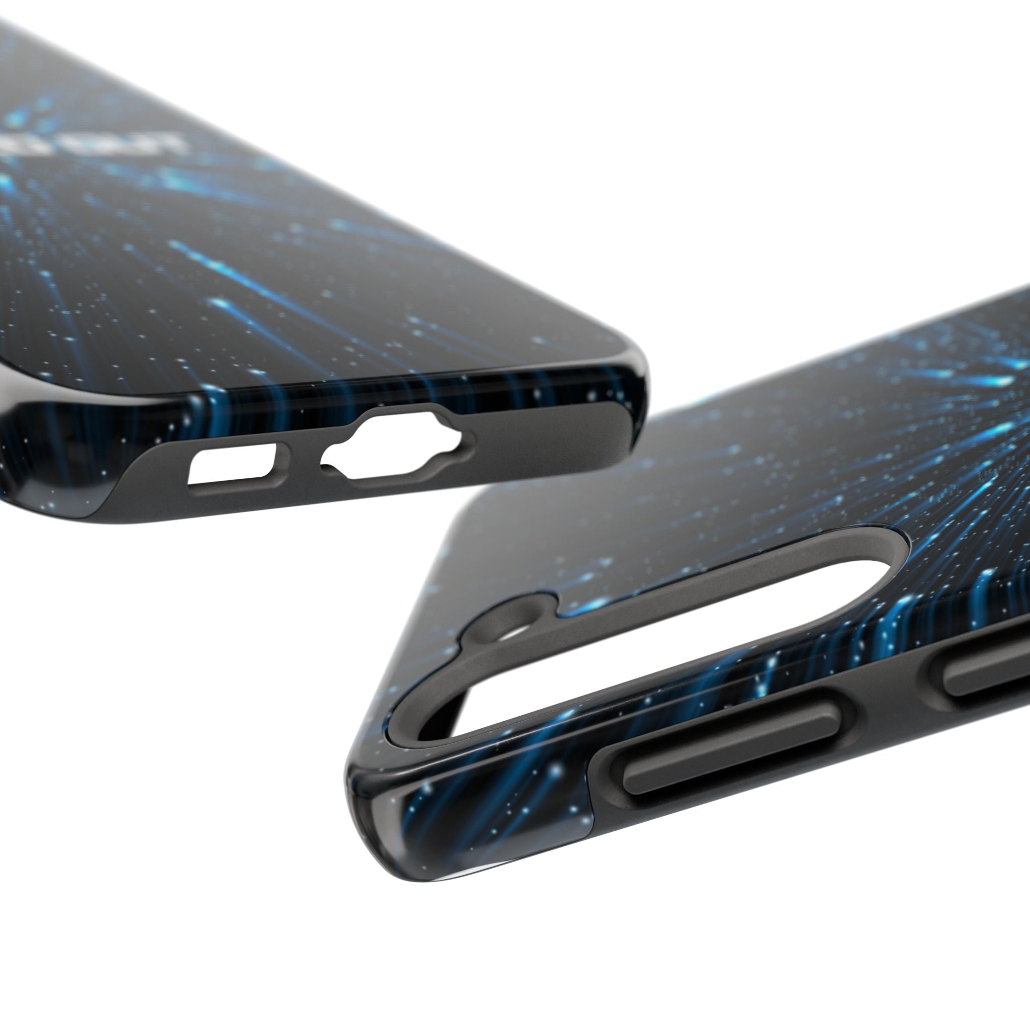 Spaced Out Tough Phone Case — Cosmic Space Warp Protective Cover