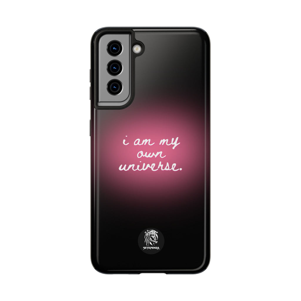 I Am My Own Universe Tough Phone Case (For iPhone, Galaxy & More) - Black