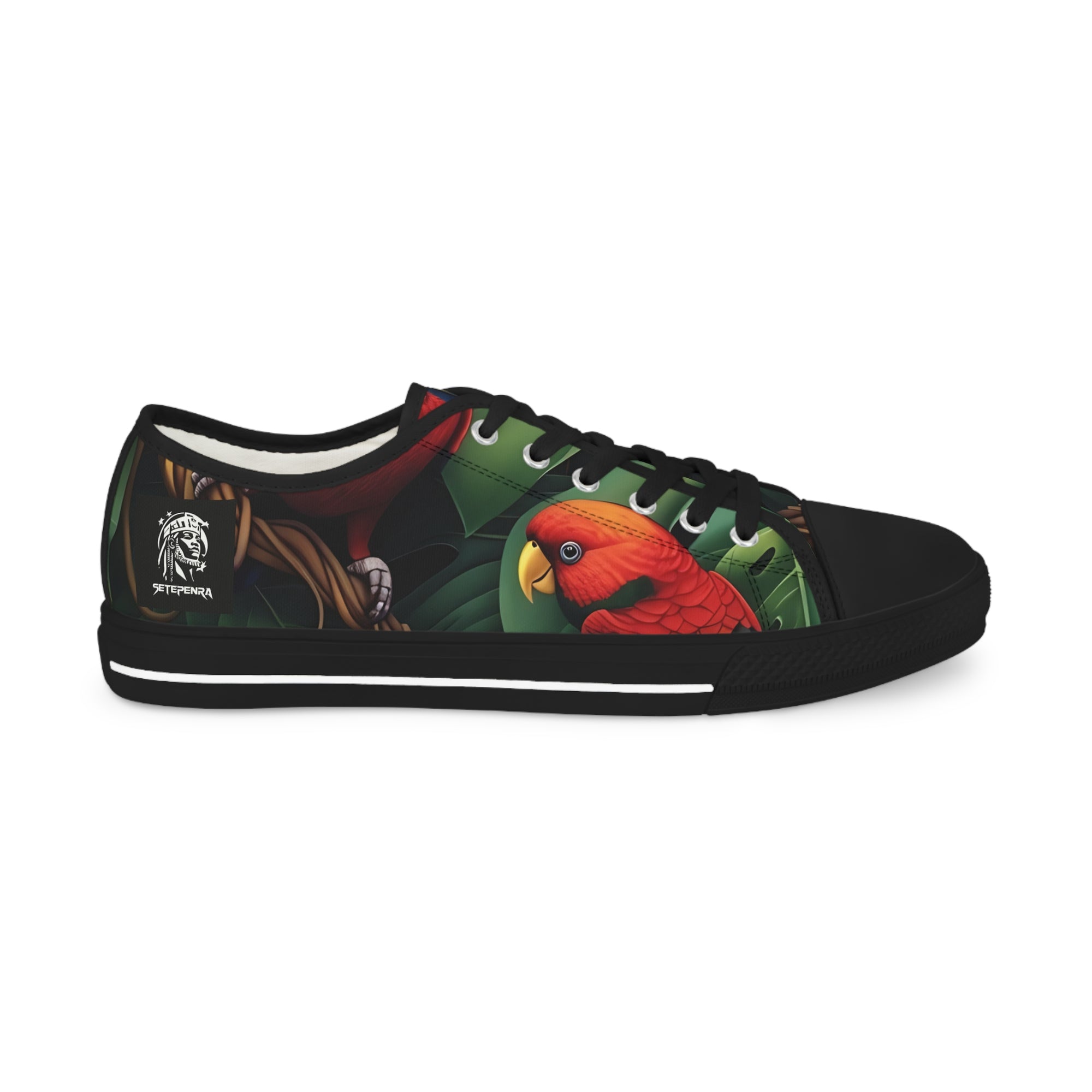 Tri-Parrot Men's Low Top Sneakers SETEPENRA Shoes.