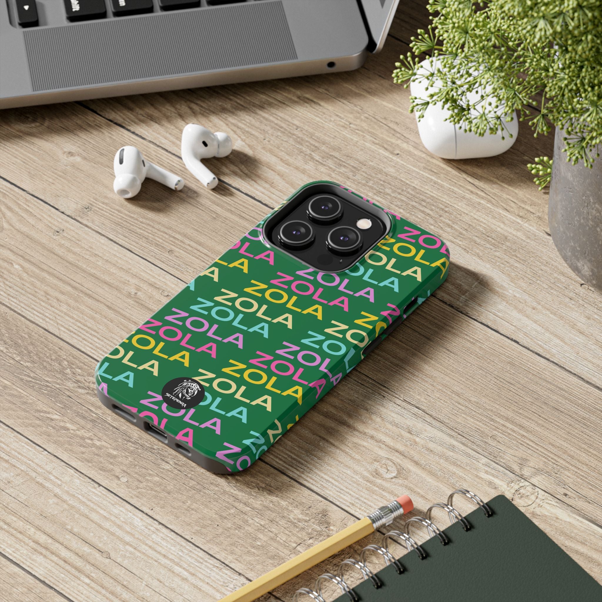 Zola Tough Phone Case (For iPhone, Galaxy & More) - Dark Green