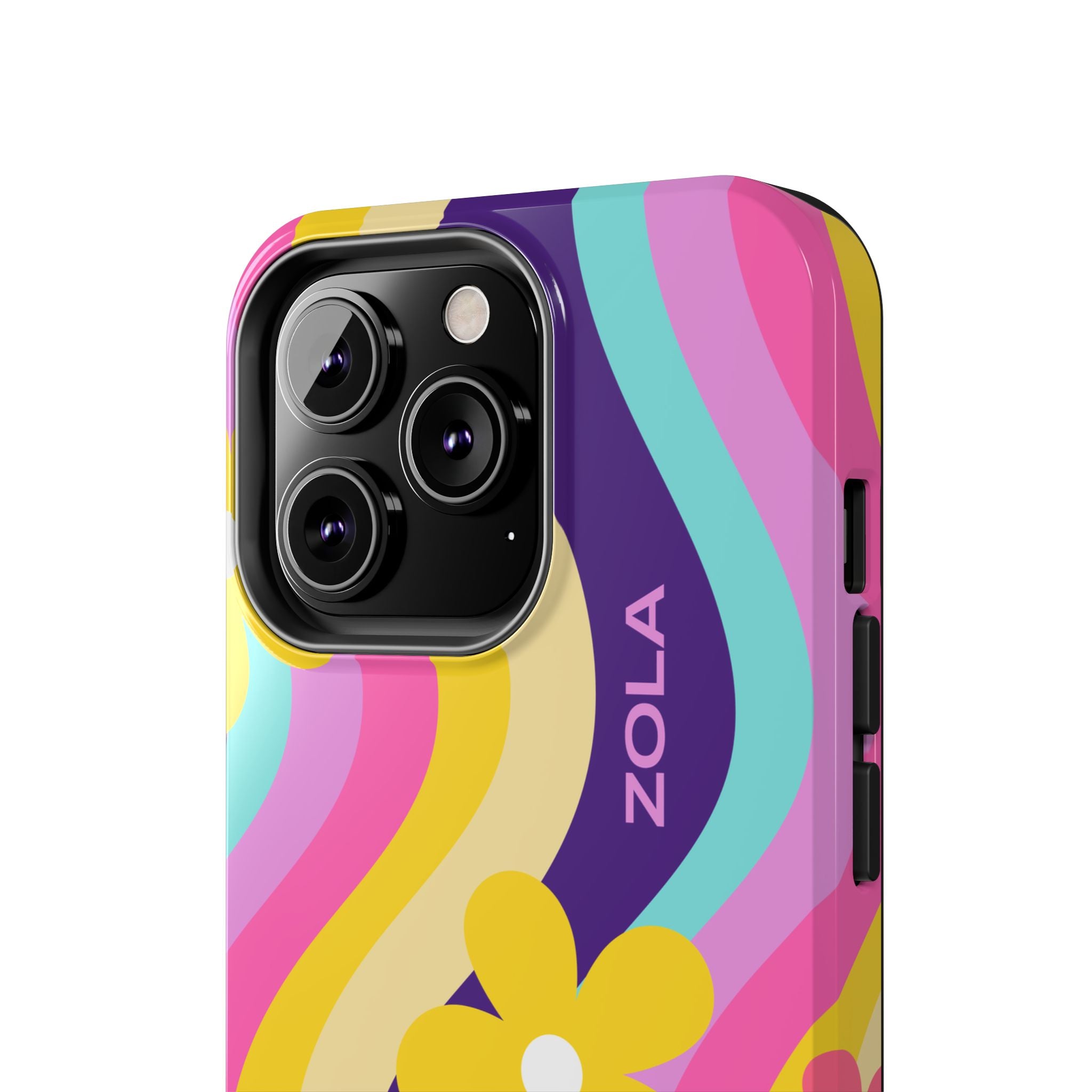 Zola Tough Phone Case (For iPhone, Galaxy & More) - Purple Wave