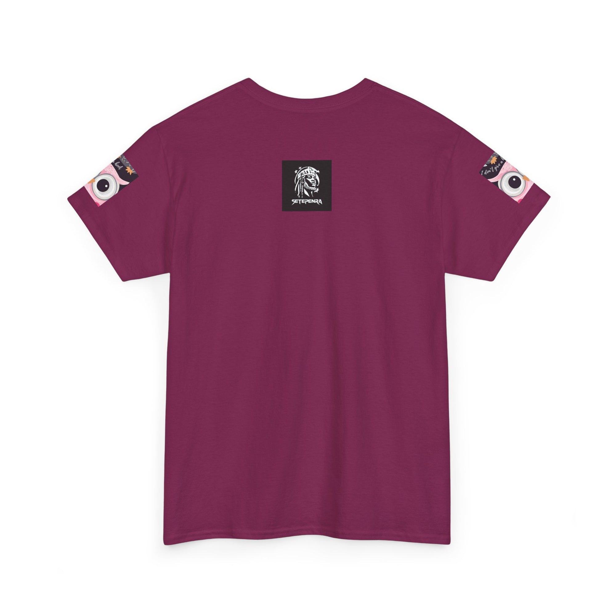 Don't Give A Hoot Unisex Heavy Cotton Tee SETEPENRA T-Shirt.