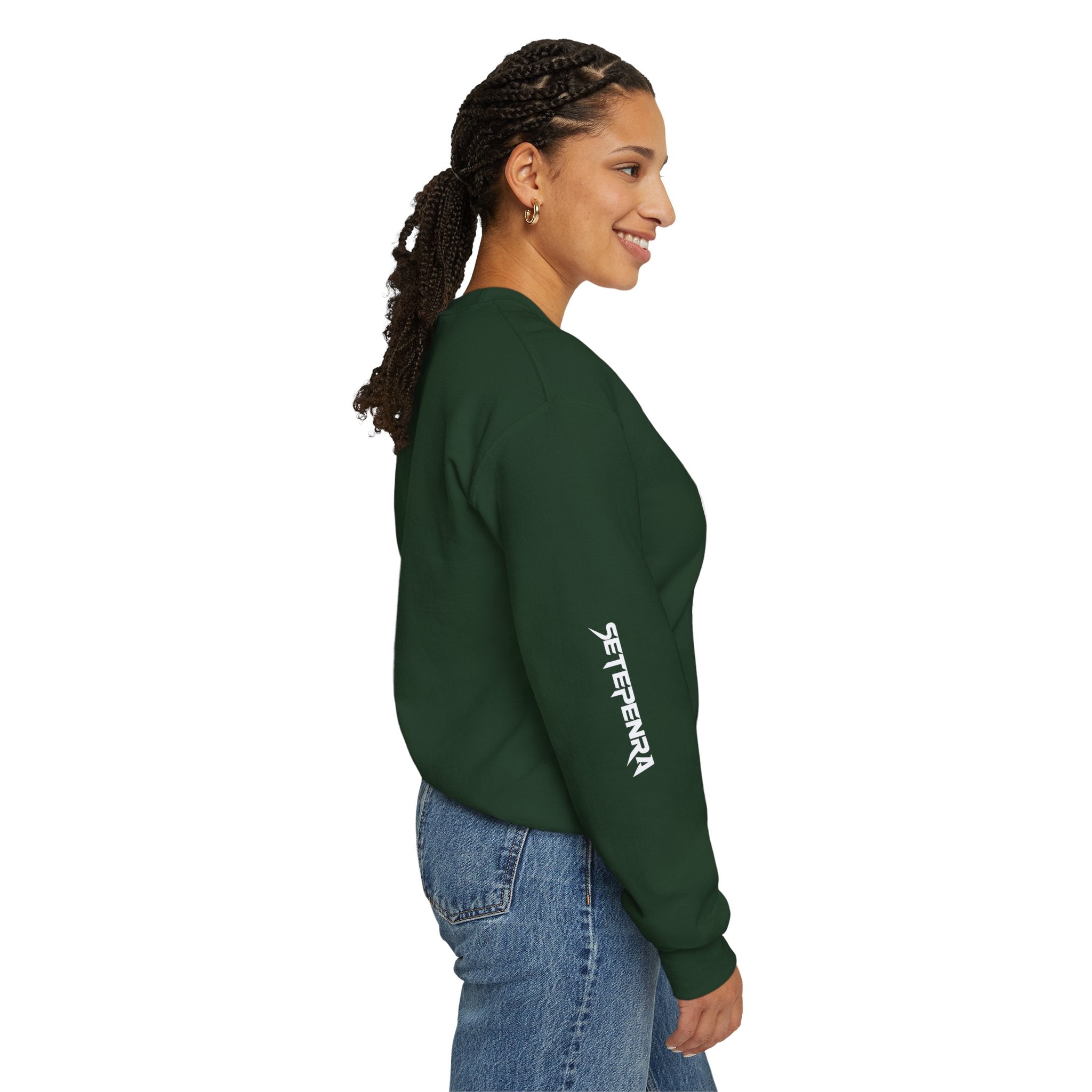 Channel It Unisex Heavy Blend™ Crewneck Sweatshirt (White Print)
