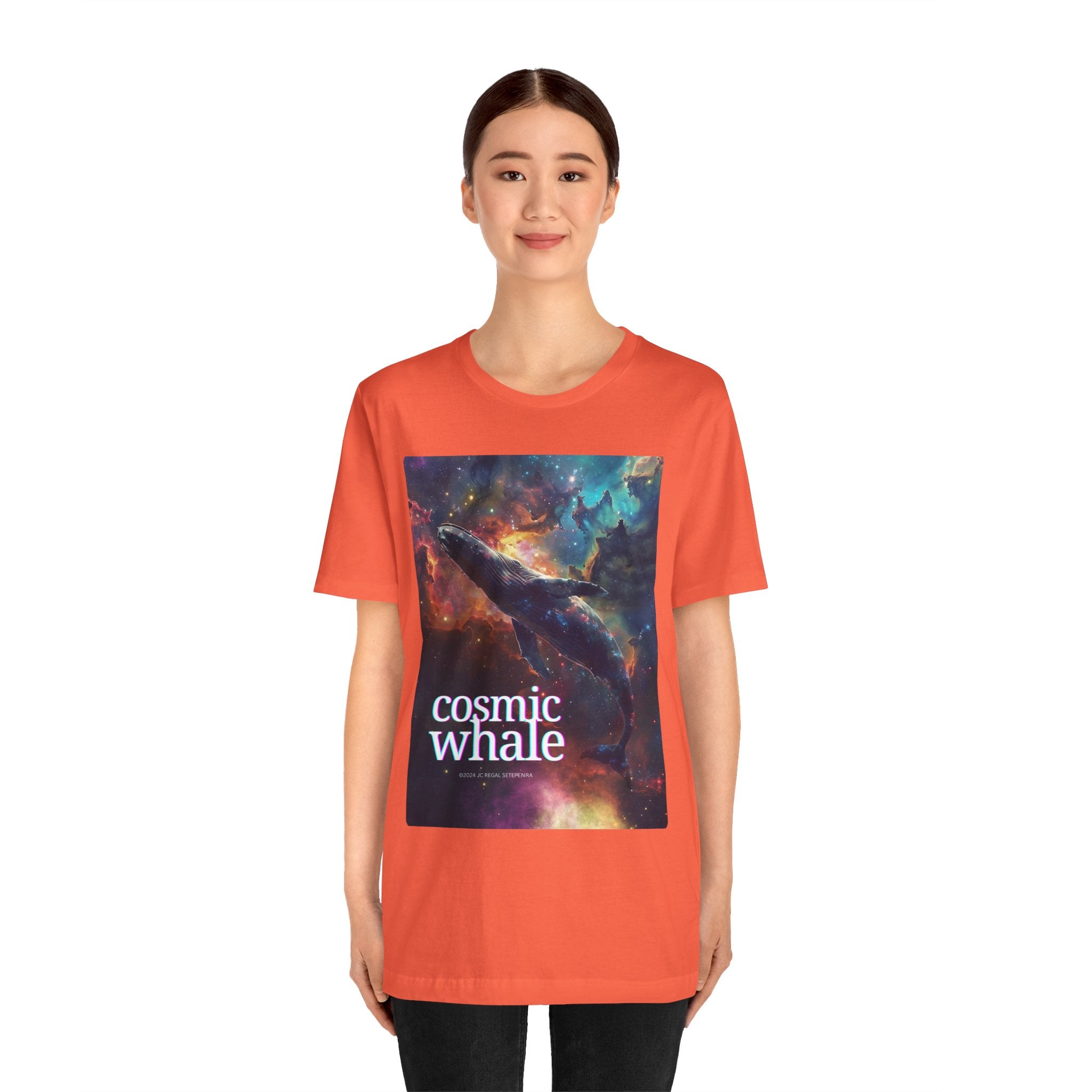 Cosmic Whale Unisex Jersey Short Sleeve Tee