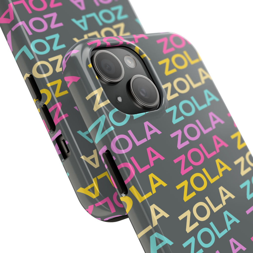 Zola Tough Phone Case (For iPhone, Galaxy & More) - Dark Grey