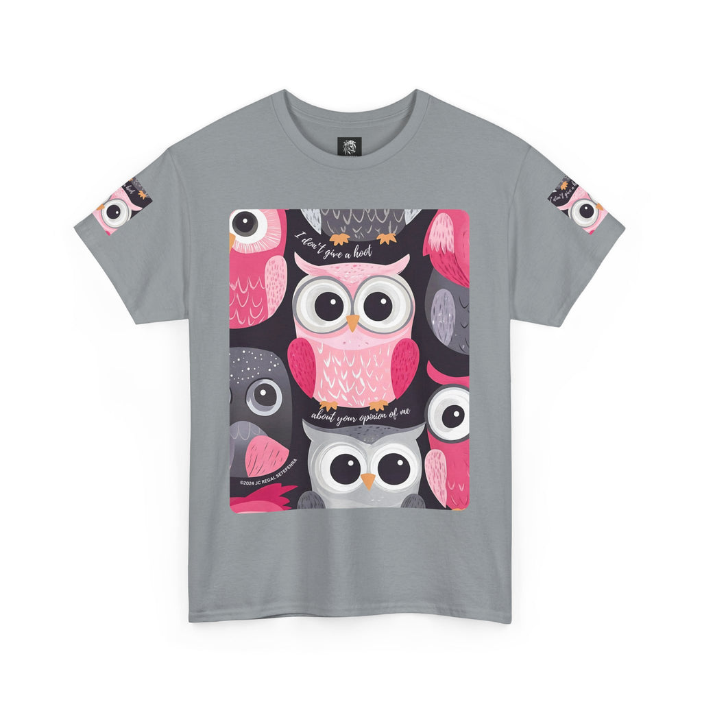 Don't Give A Hoot Unisex Heavy Cotton Tee SETEPENRA T-Shirt.
