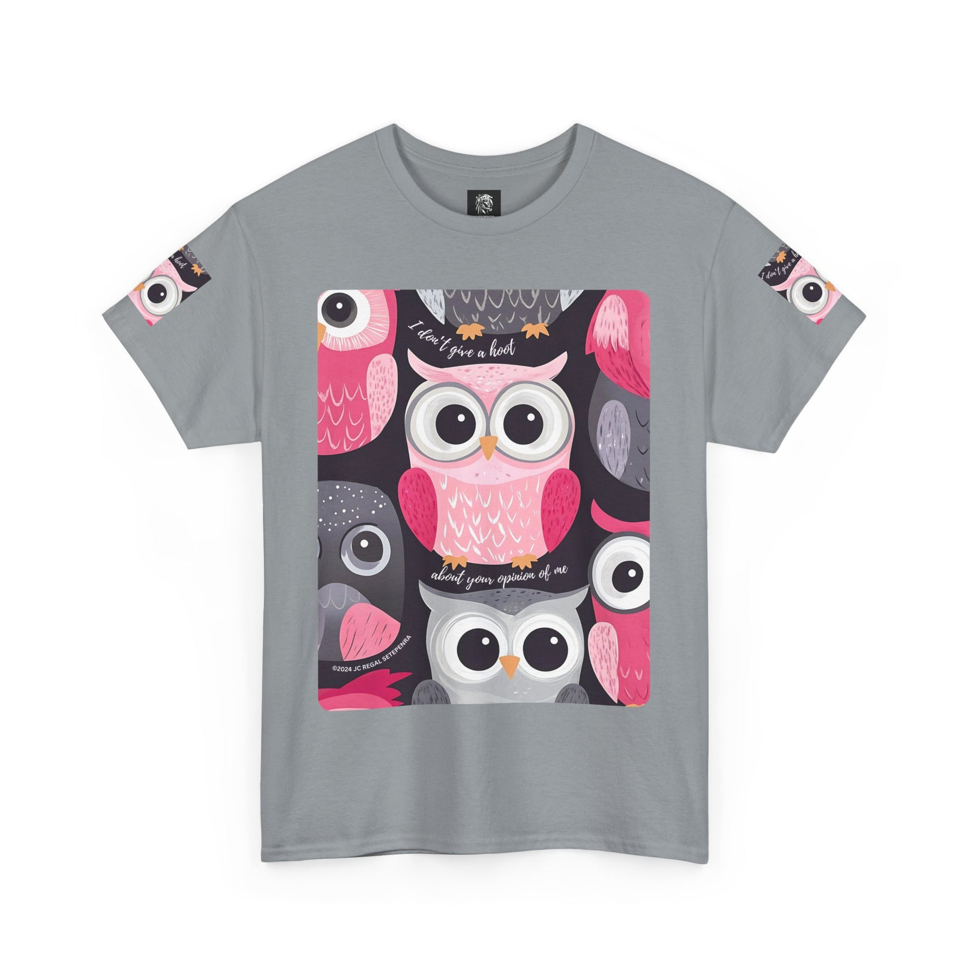 Don't Give A Hoot Unisex Heavy Cotton Tee SETEPENRA T-Shirt.