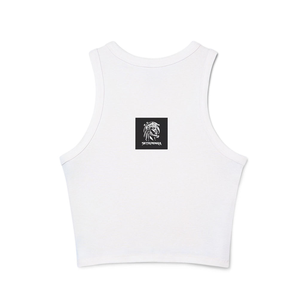 Foxy As Can Be Women's Micro Rib Racer Tank Top SETEPENRA Tank Top.