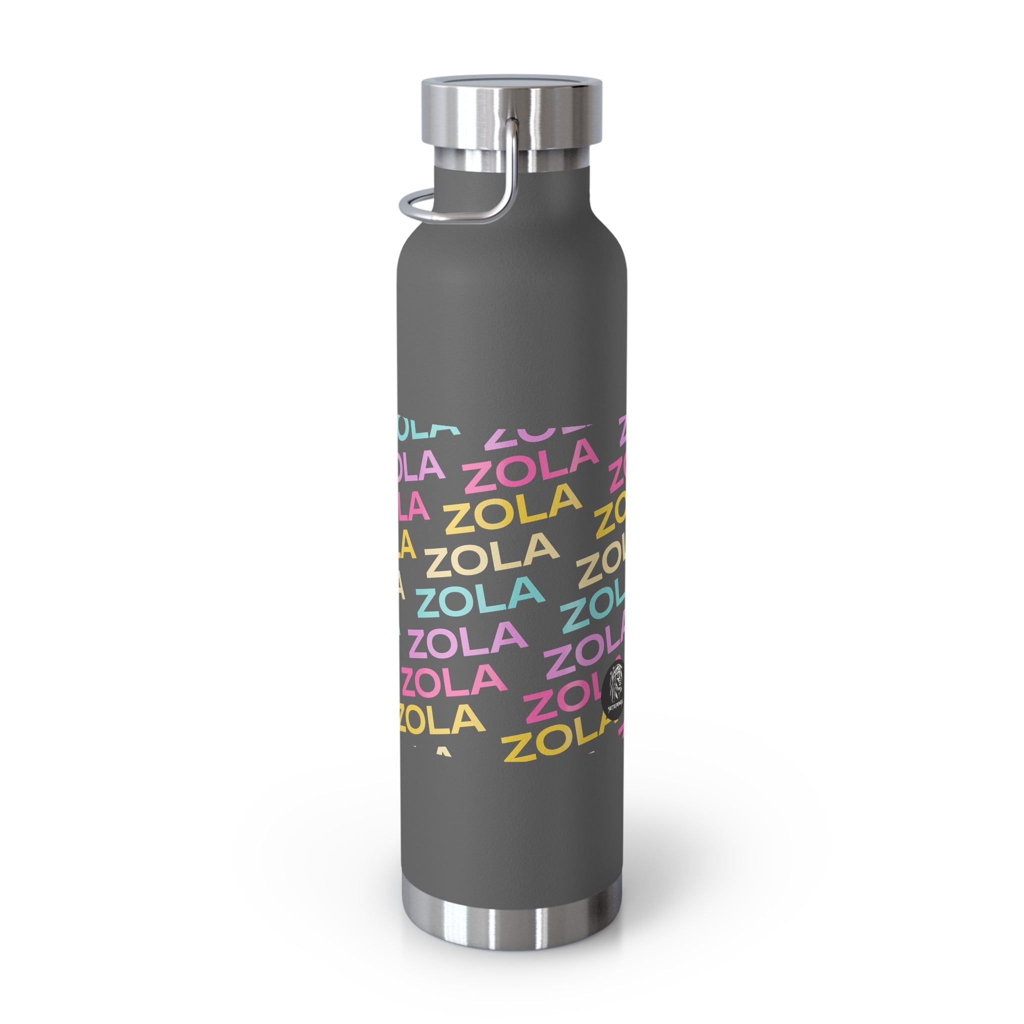 Zola Copper Vacuum Insulated Bottle, 22oz