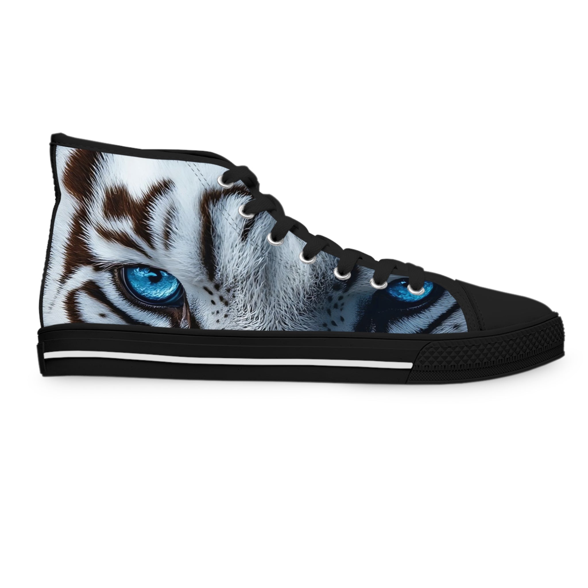 Primal Power Women's High Top Sneakers - White Tiger (1st Edition) SETEPENRA Shoes.