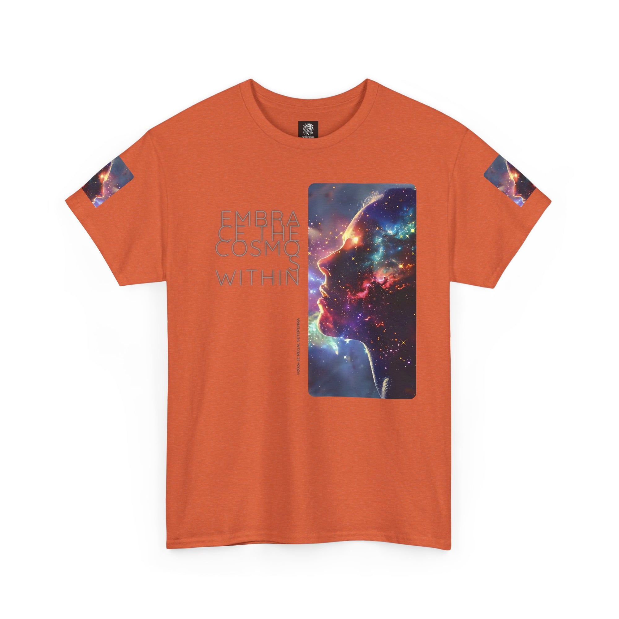 Embrace The Cosmos Within Unisex Heavy Cotton Tee
